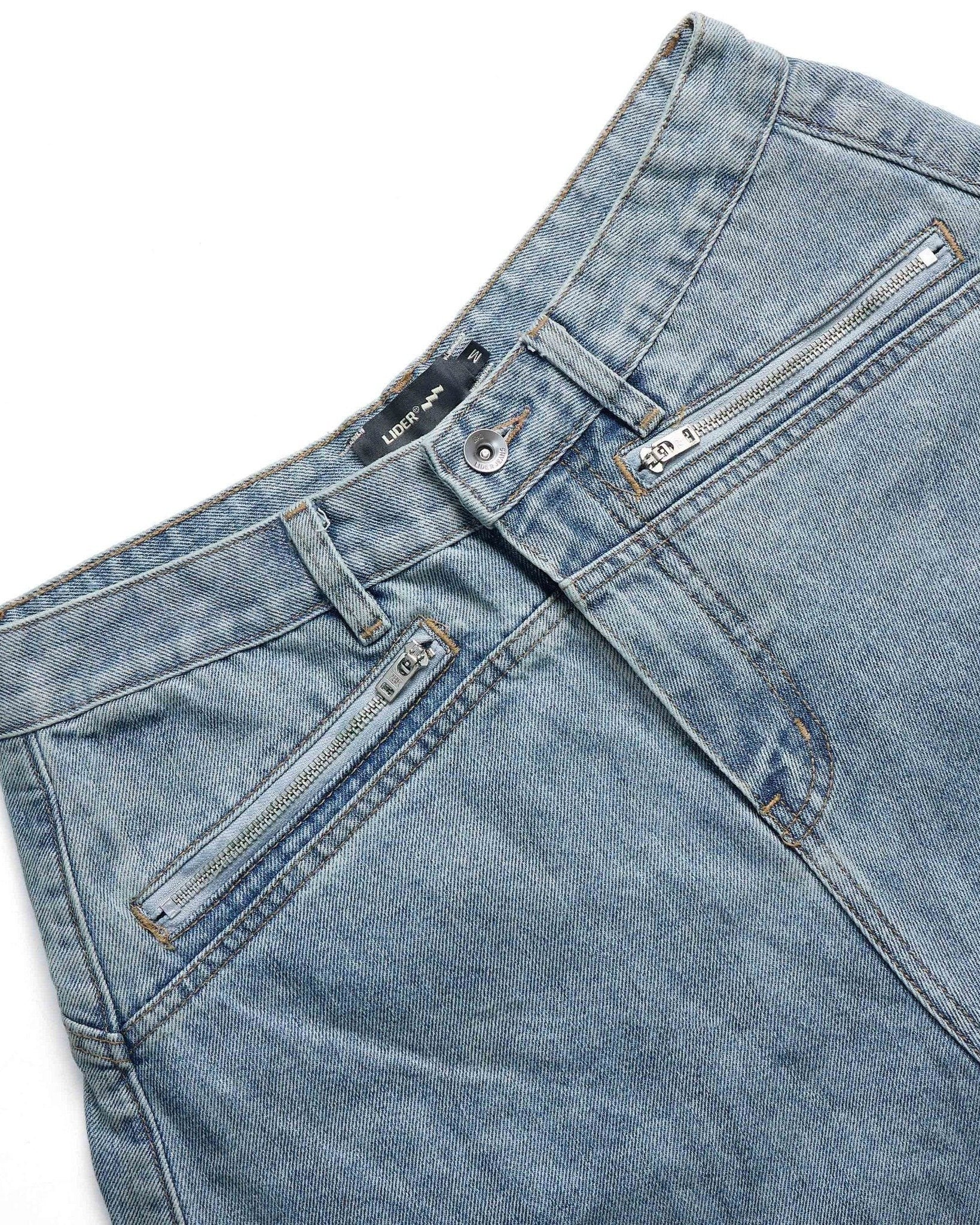 LIDER - OVERROLLED CARPENTER SHORTS [Moonlit Blue]