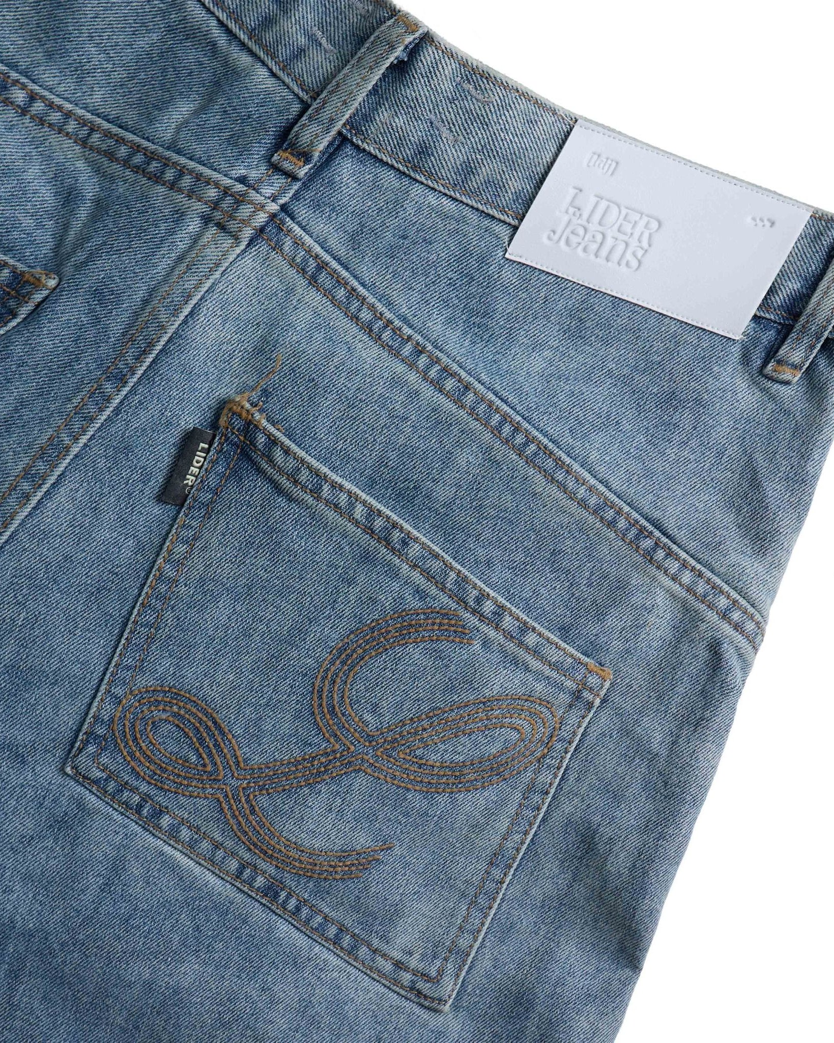 LIDER - OVERROLLED CARPENTER SHORTS [Moonlit Blue]