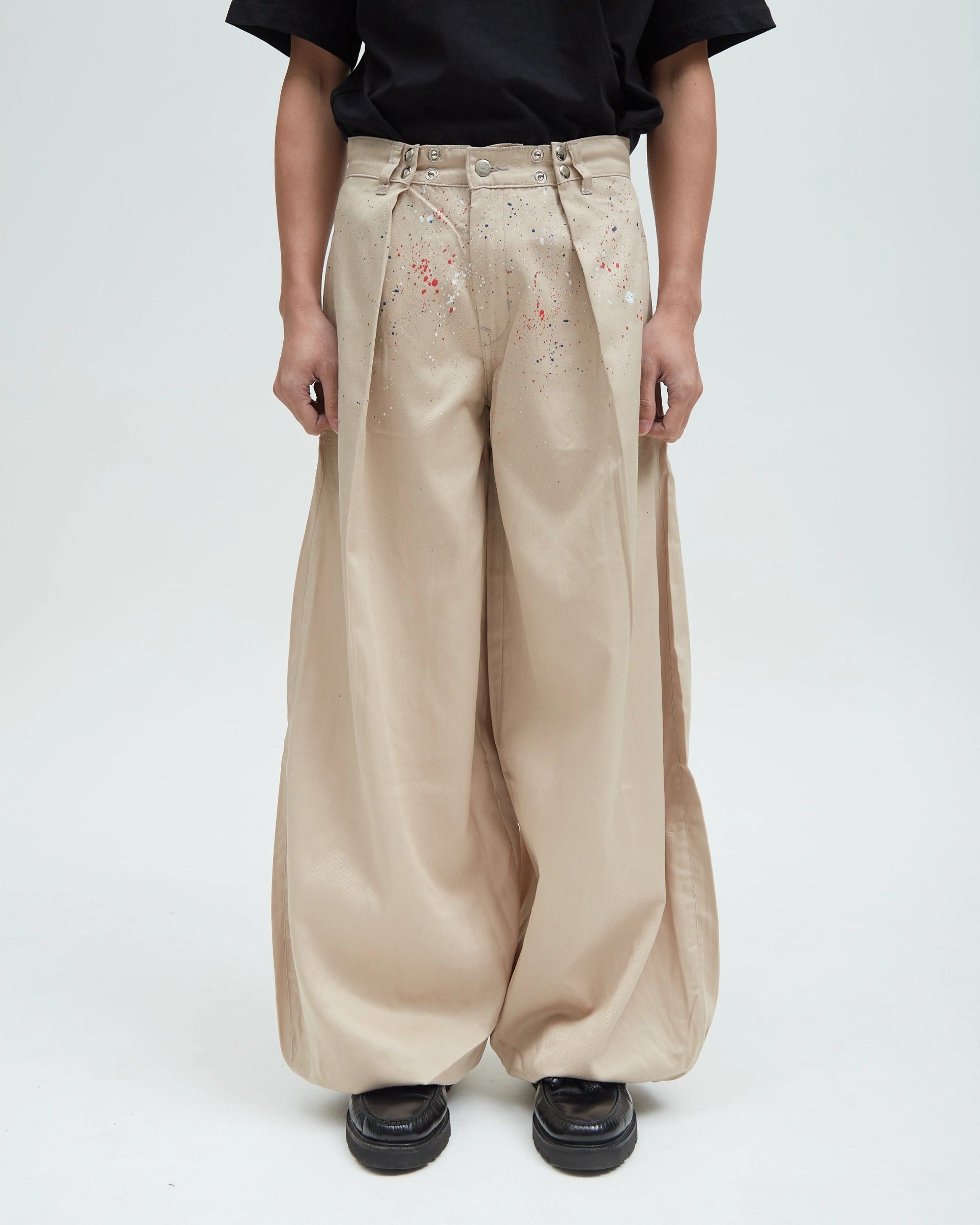 HOTEL Tobi Pants Splatter Cream