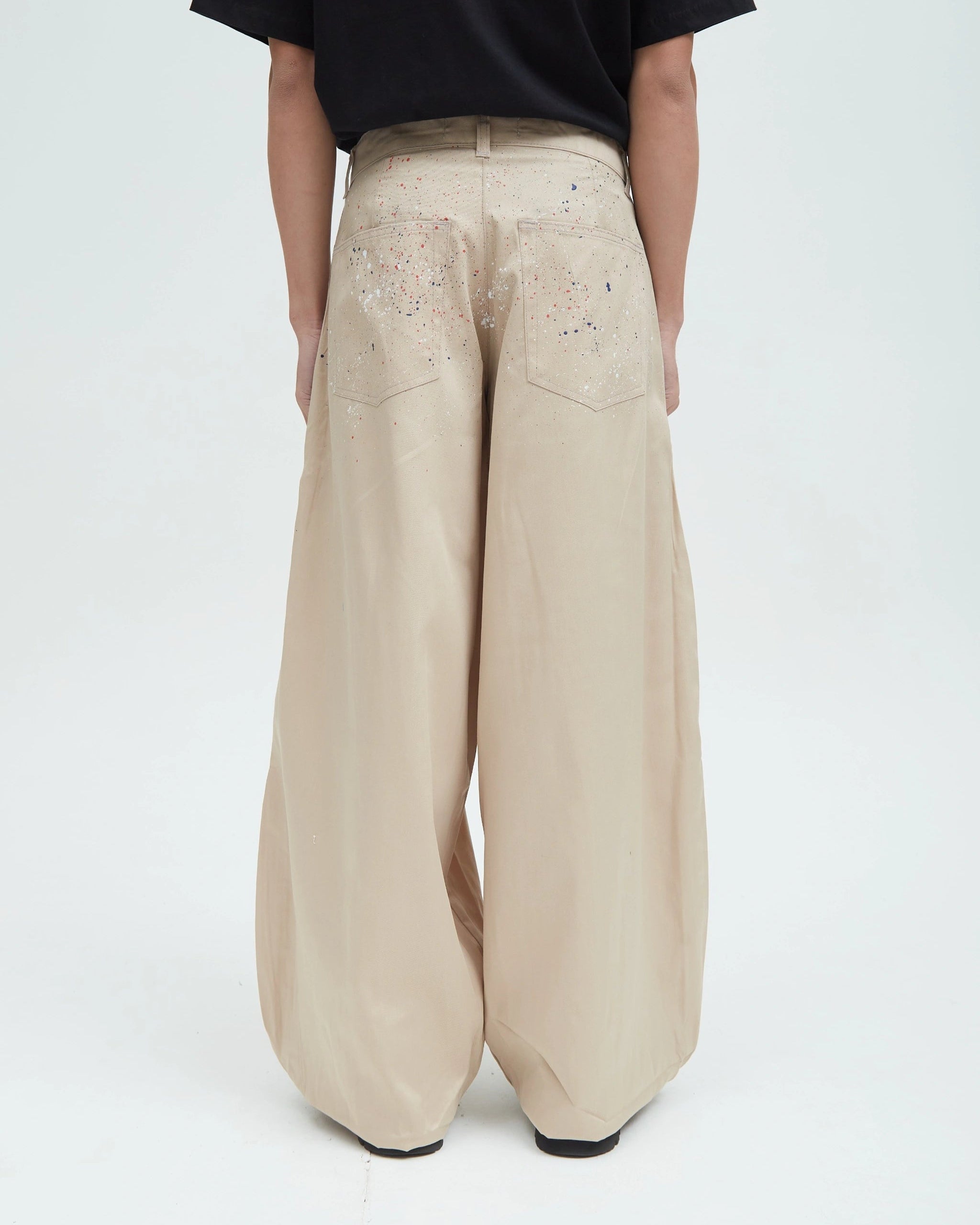 HOTEL Tobi Pants Splatter Cream