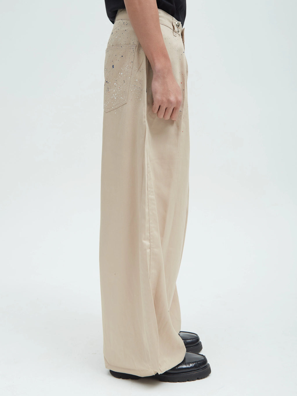 HOTEL Tobi Pants Splatter Cream