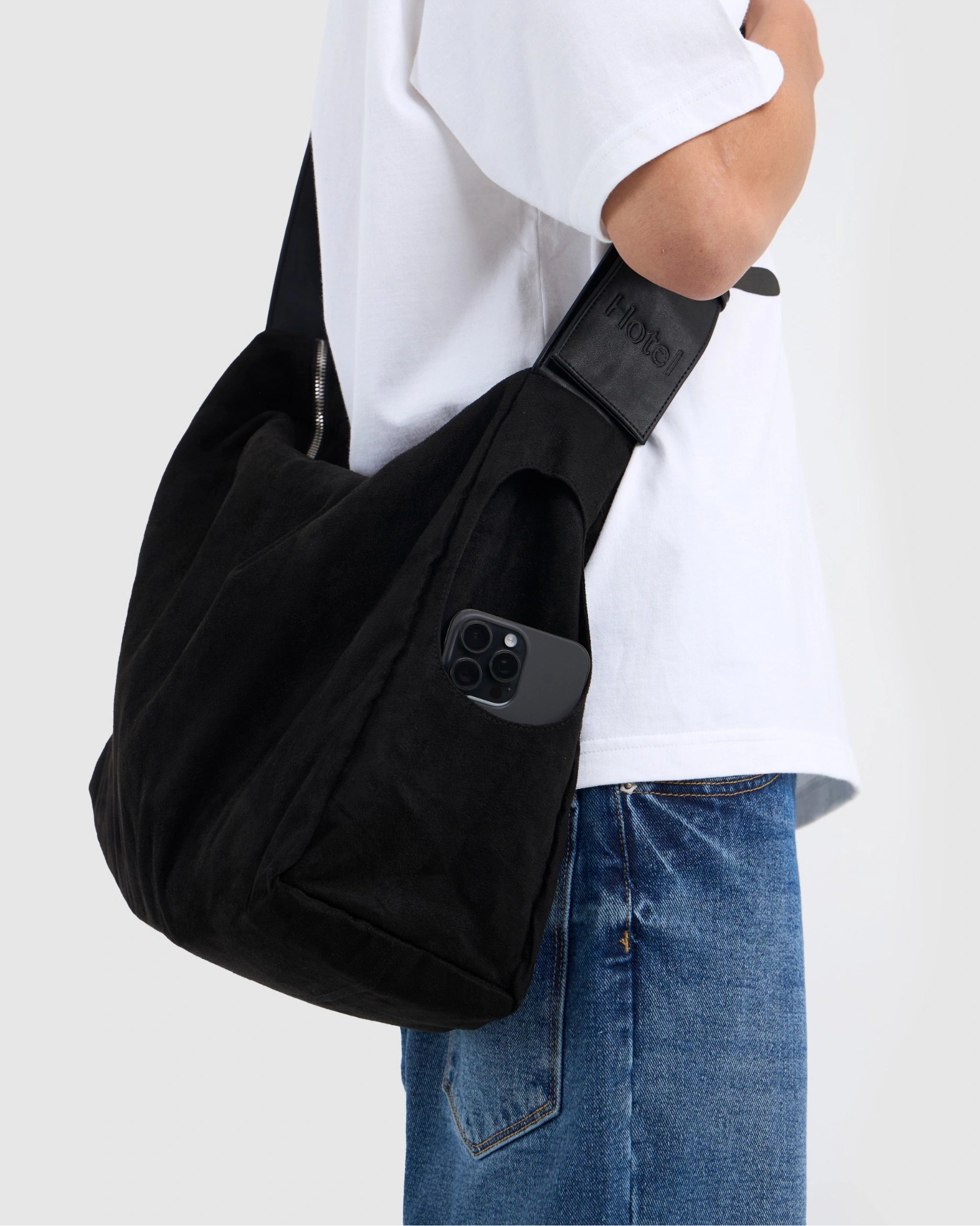HOTEL Suede Bag [Black]