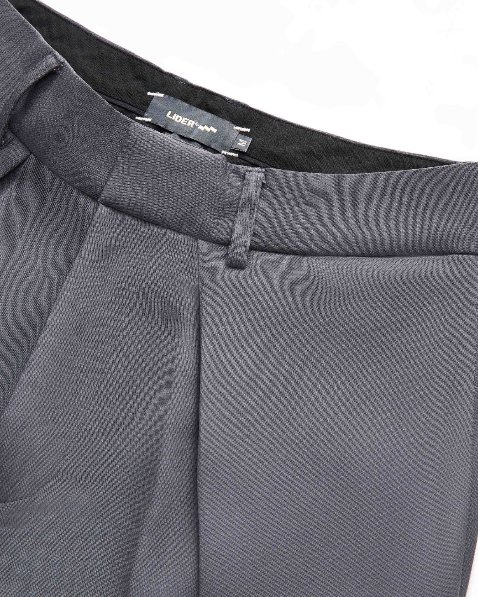 LIDER - ROLLING WIDE-LEG TROUSERS  [Grey]