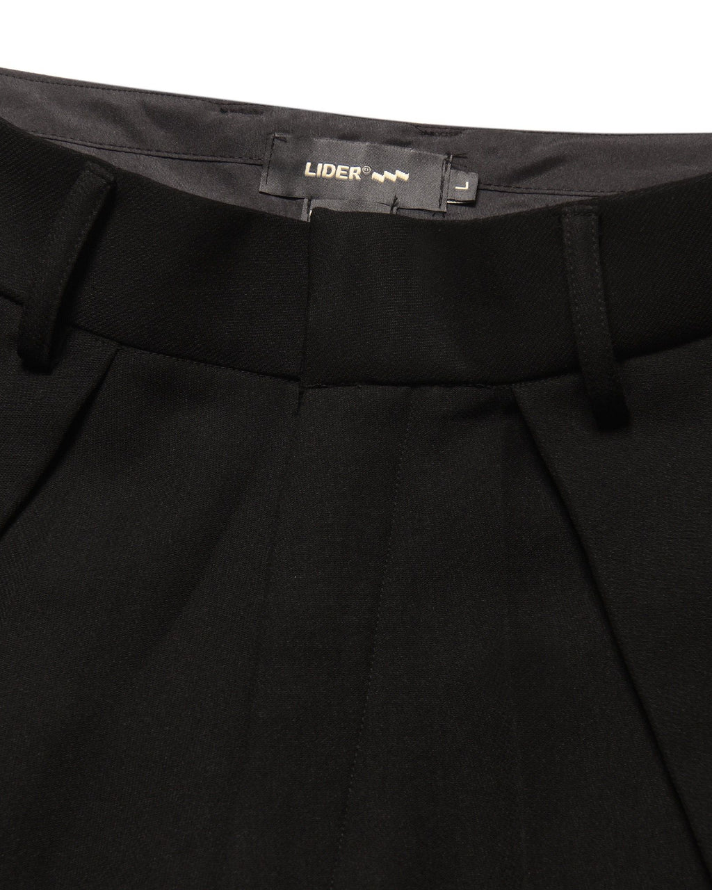 LIDER - ROLLING WIDE-LEG TROUSERS [Black]