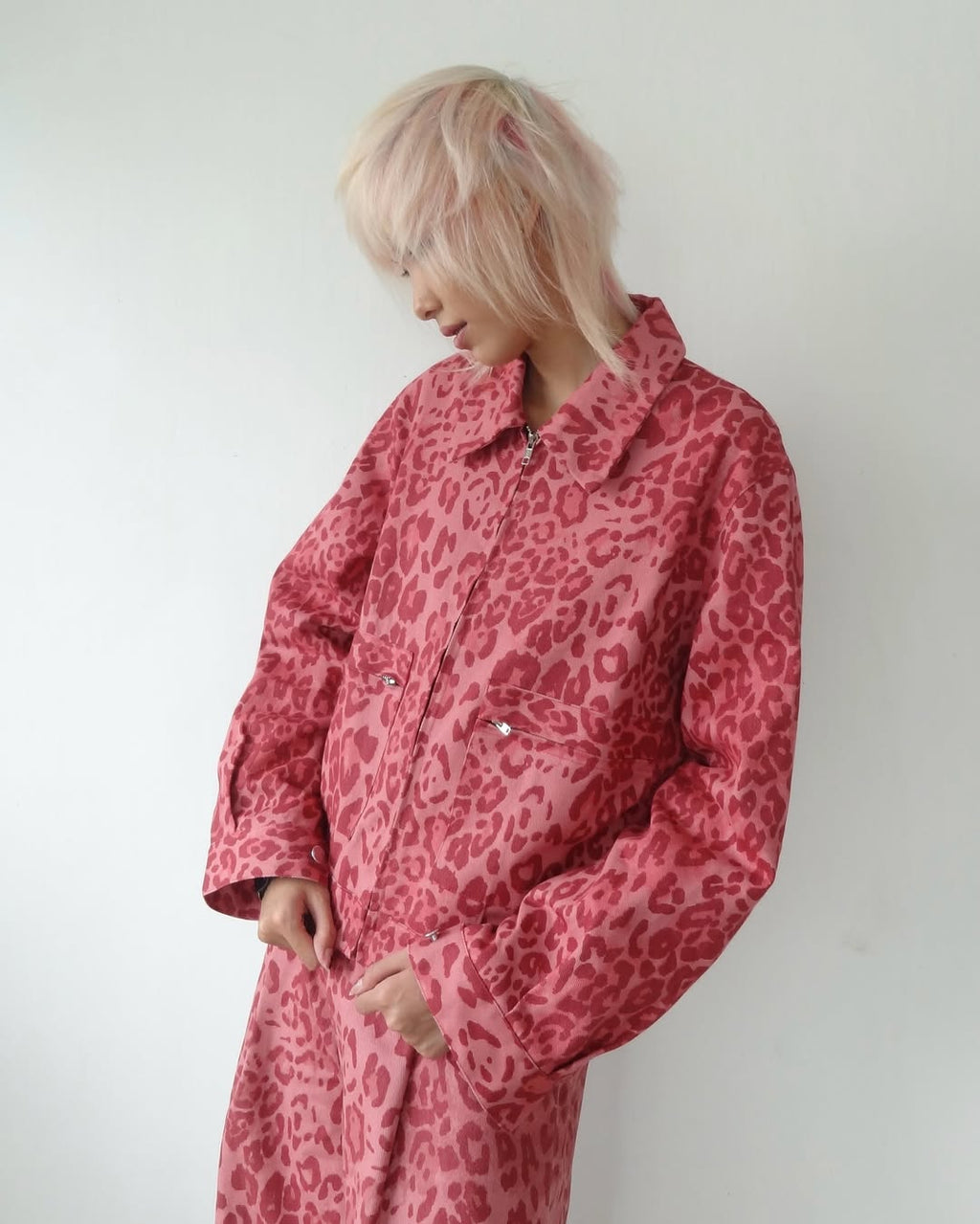 LEOPARD JACKET [PINK]