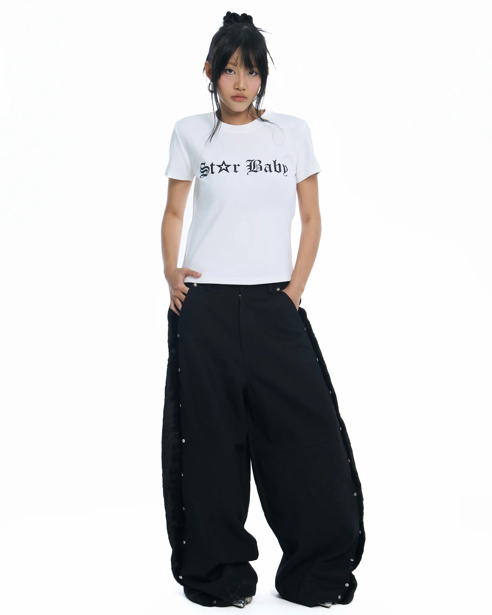 PC STAR BABY TEE - White