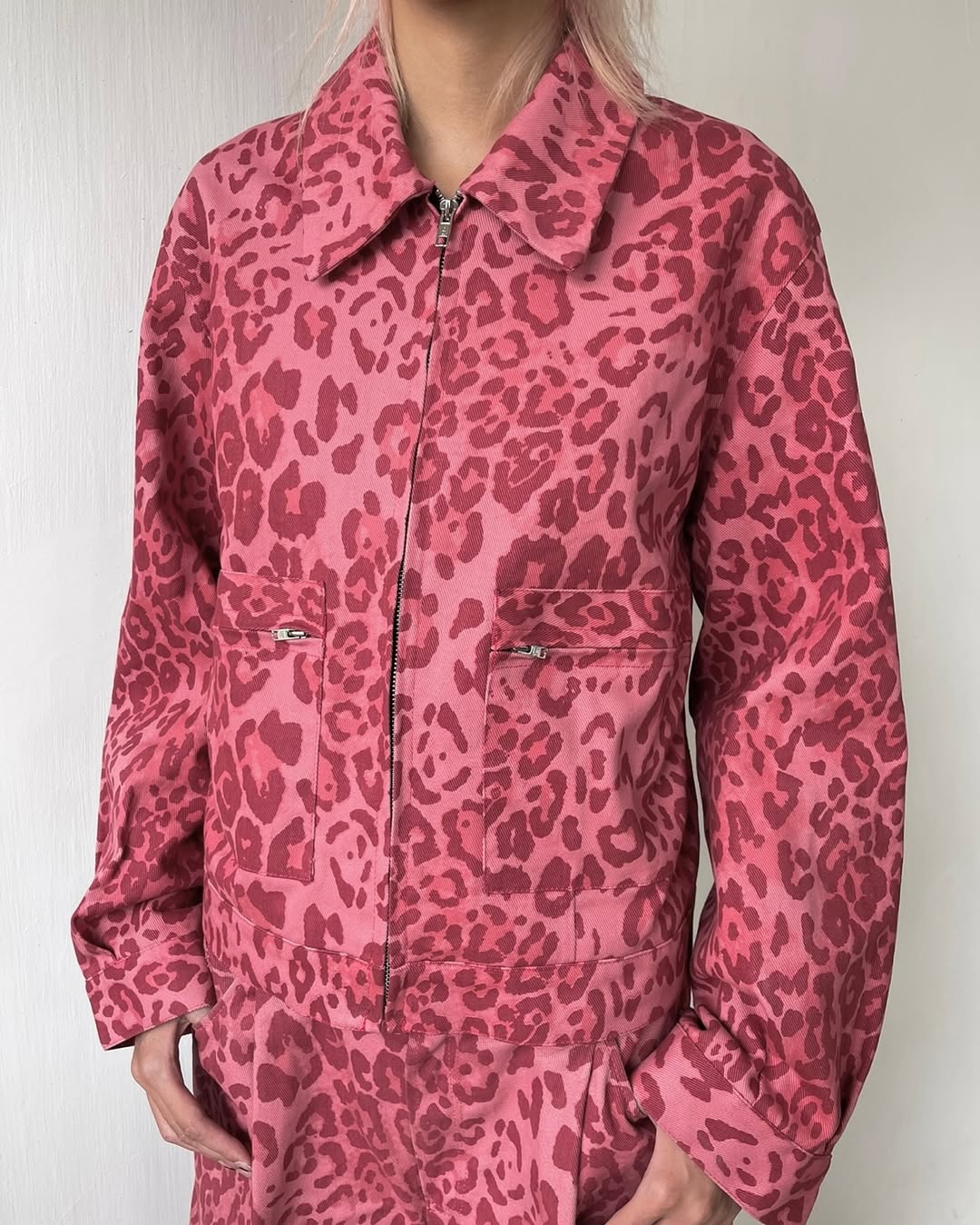 LEOPARD JACKET [PINK]