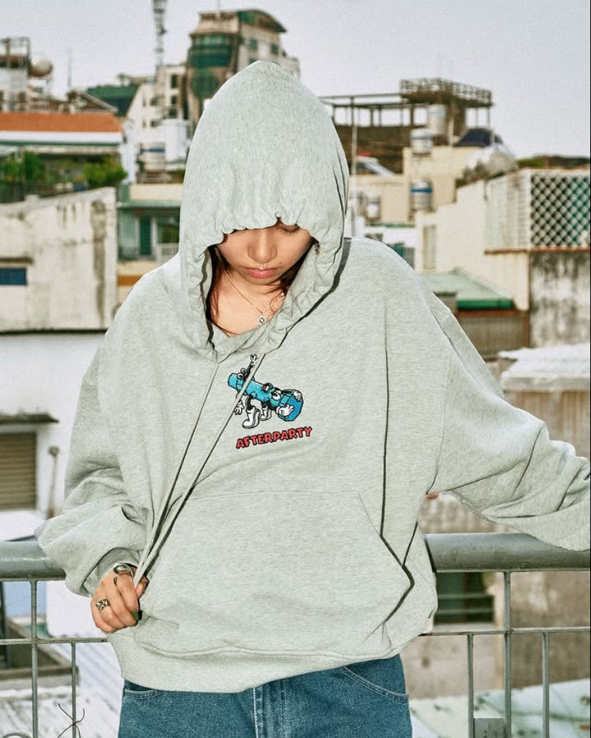 SCREW HOODIE [GREY]