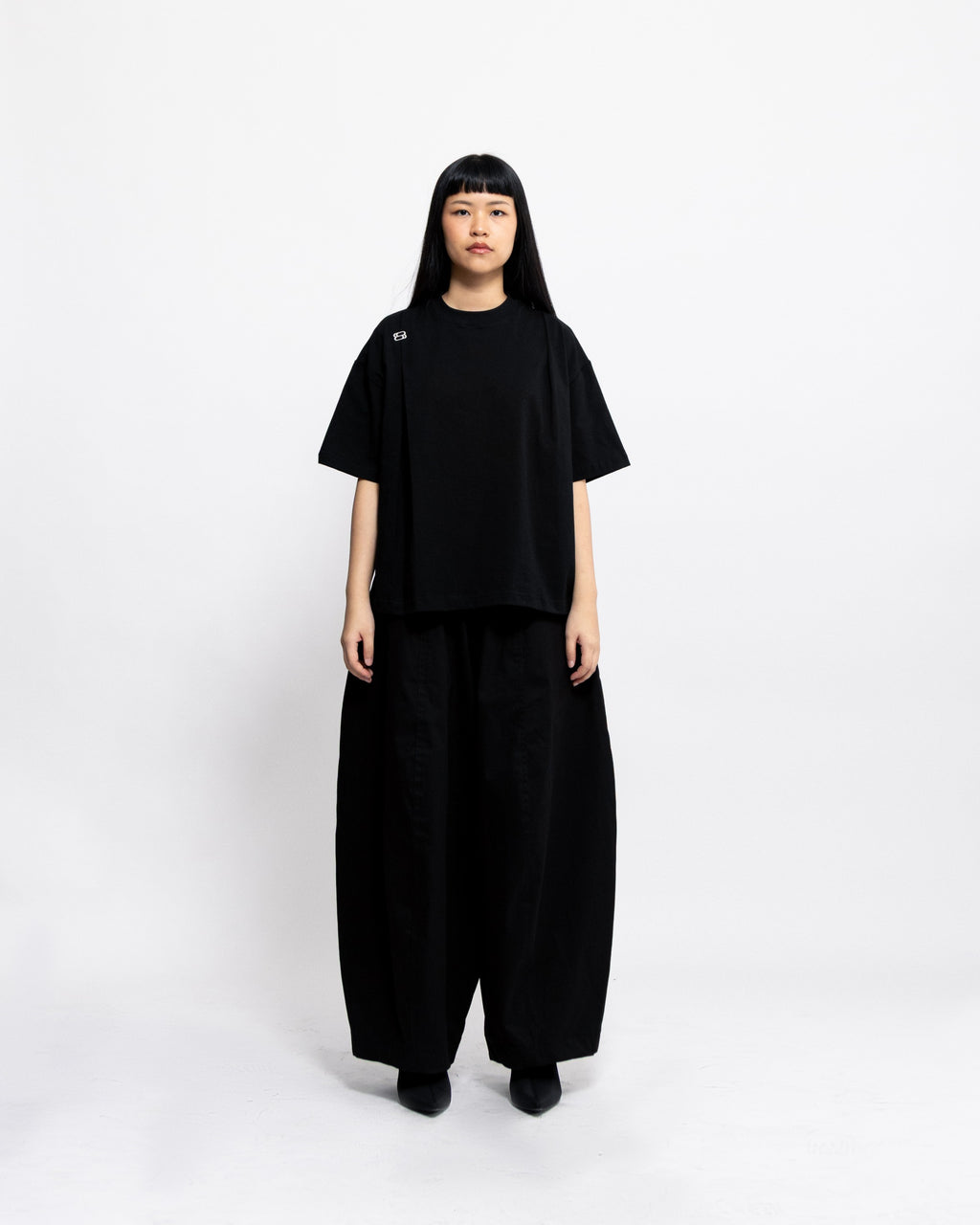 BLANC STUDIO Scape Boxy Tees - Black