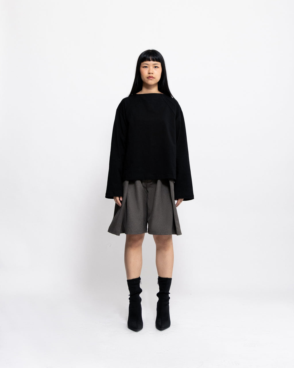 BLANC STUDIO Scape Oversize Longsleeve - Black