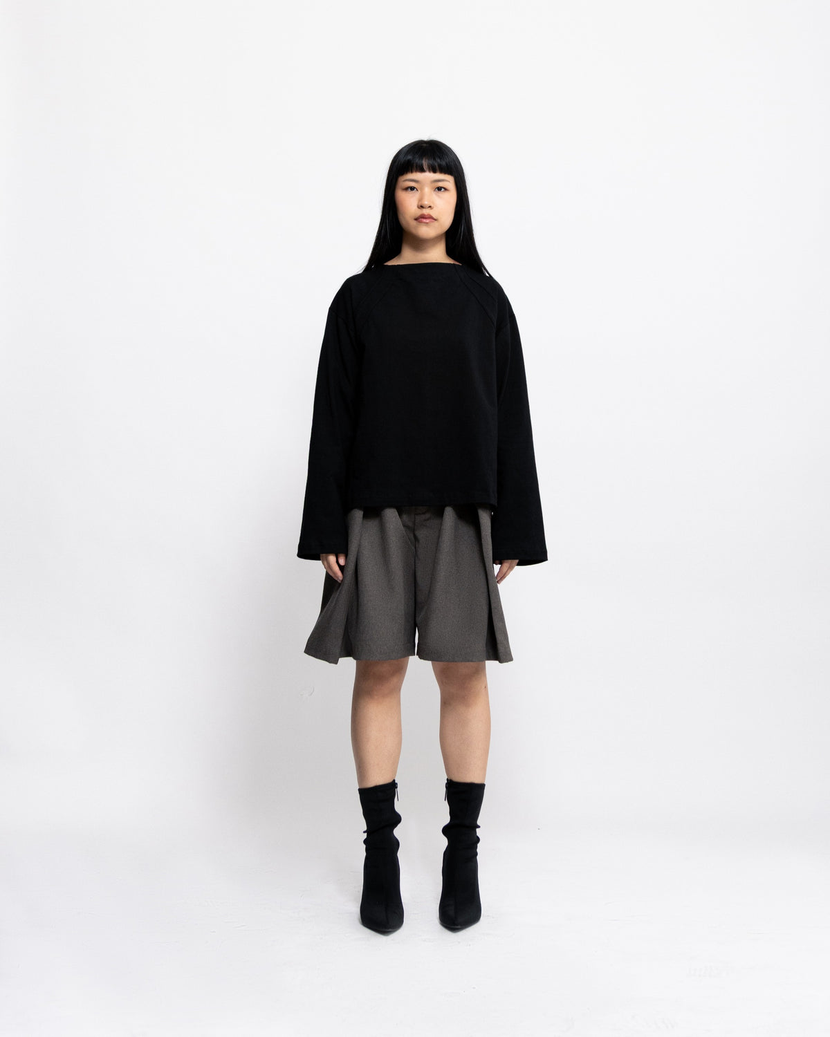 BLANC STUDIO Scape Oversize Longsleeve - Black