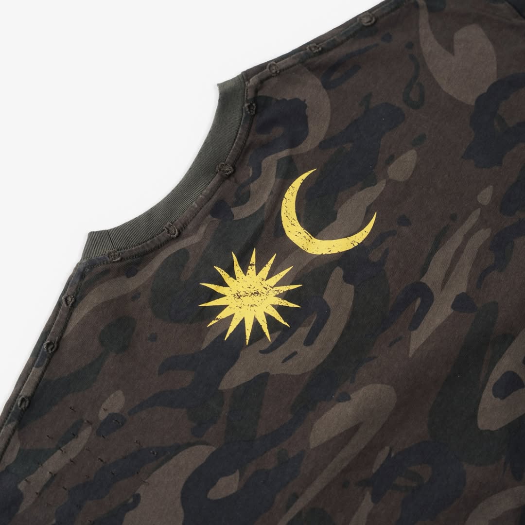 WACKY WASHED CAMO TEE