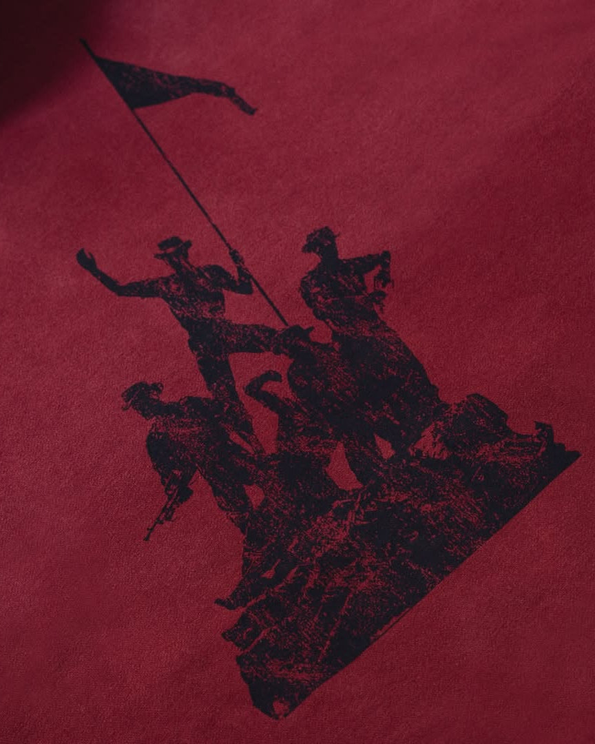 WACKY WASHED WINE HOODIE