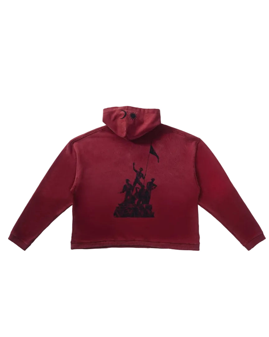 WACKY WASHED WINE HOODIE
