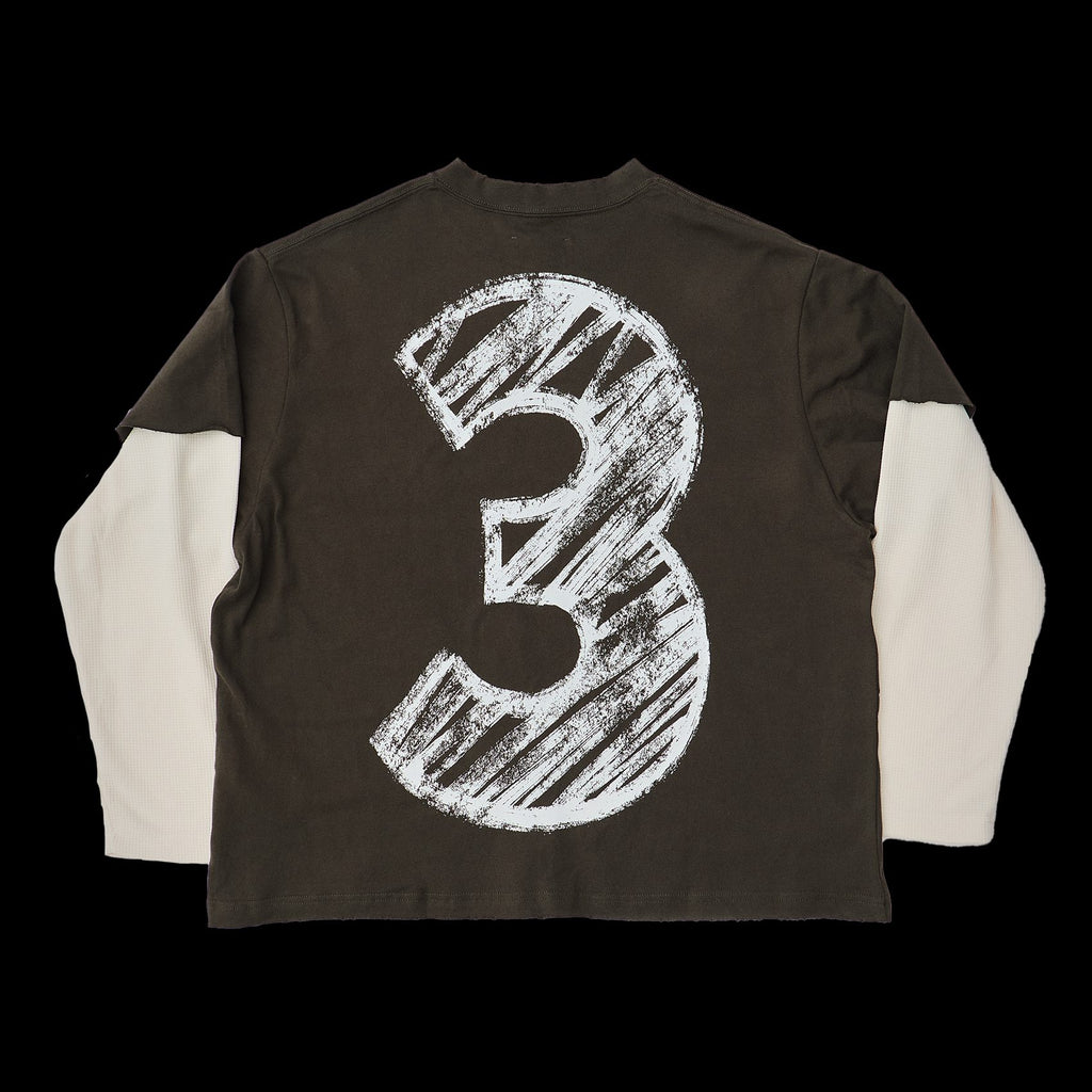 FK “3” LONG Sleeve - Brown
