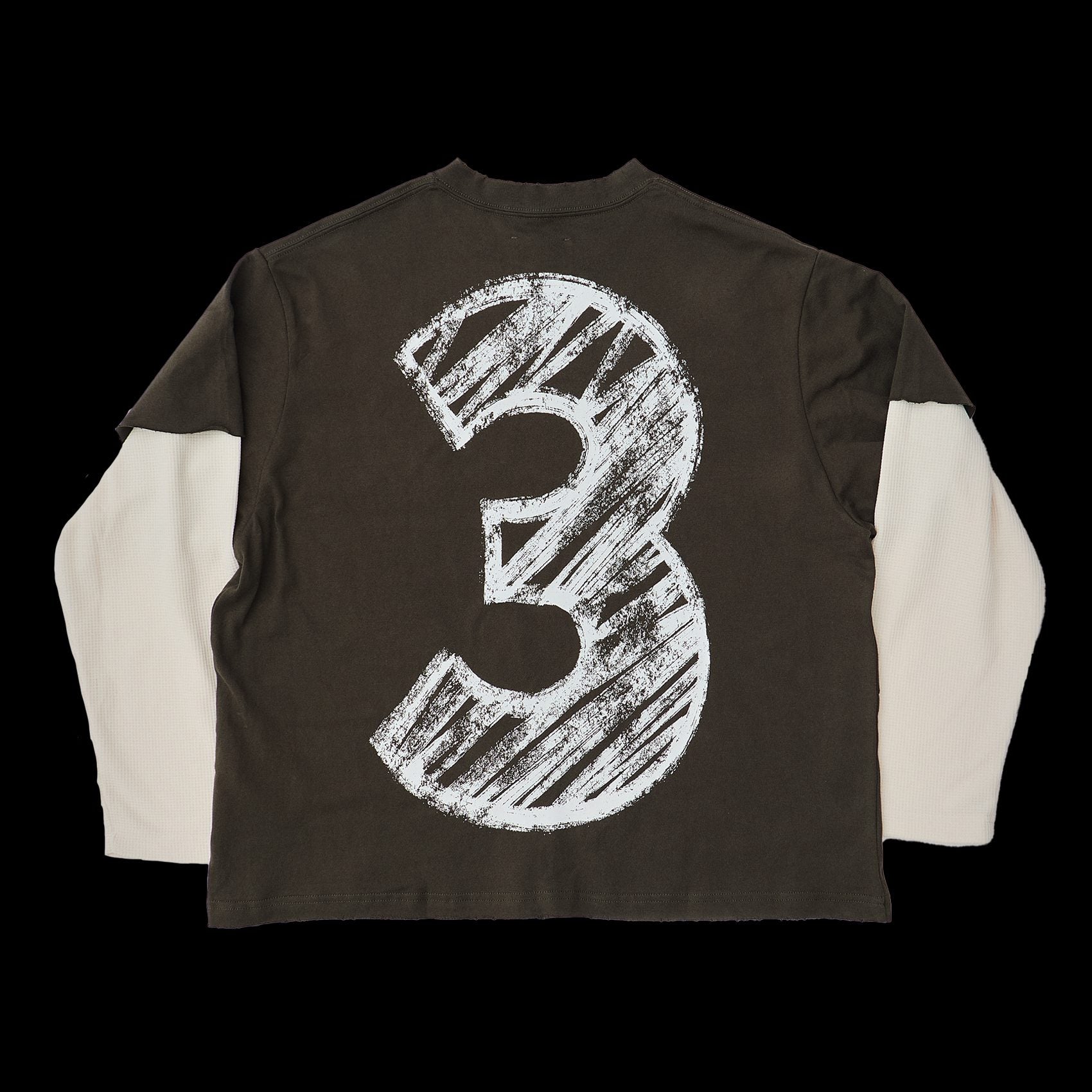 FK “3” LONG Sleeve - Brown