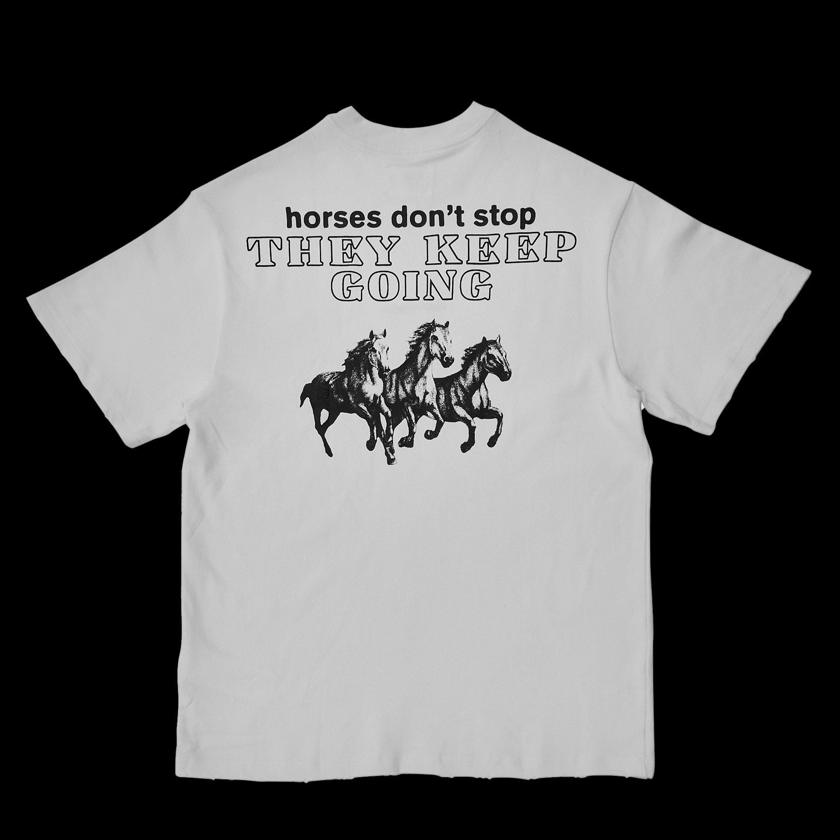 FK PONY LONG T-shirt - White
