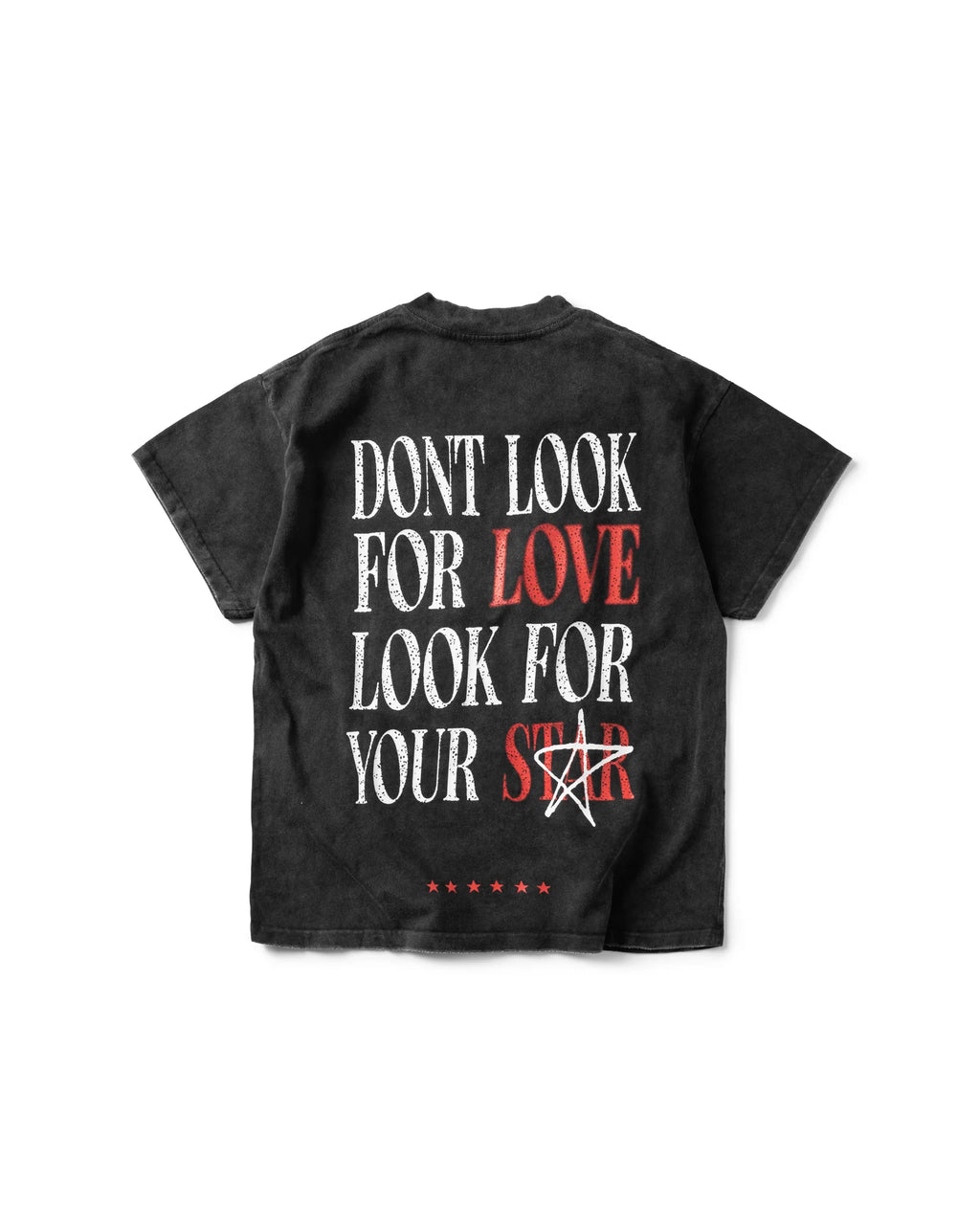 PC JUST STAR TEE - Black