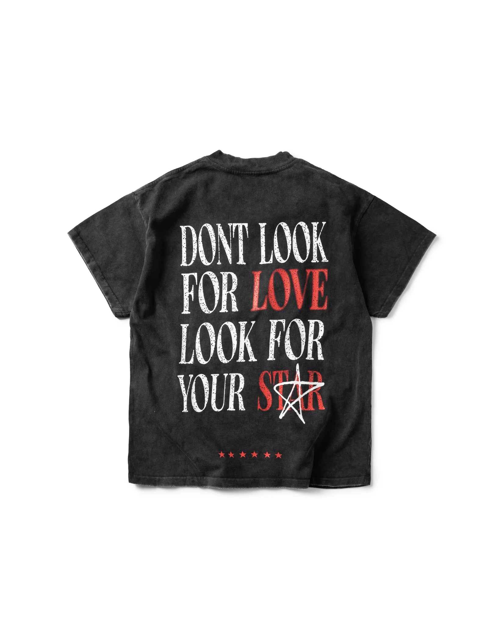 PC JUST STAR TEE - Black