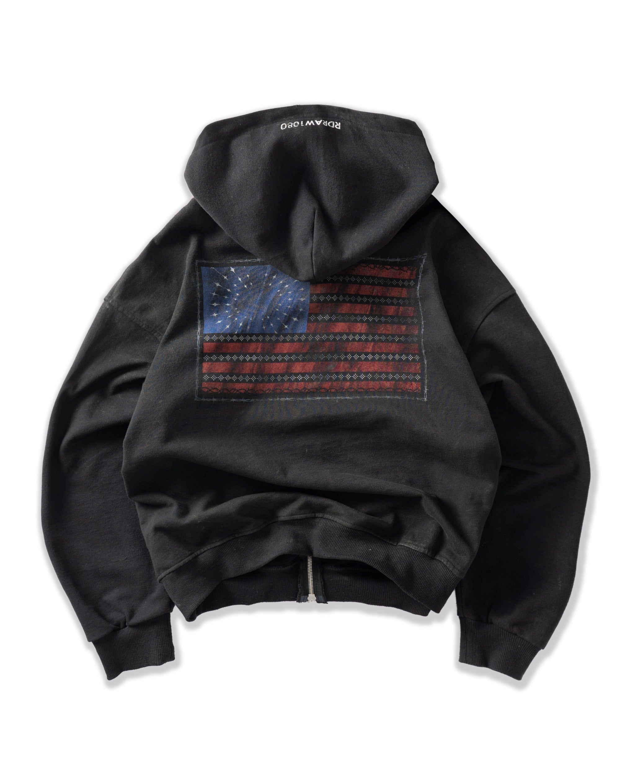 RDW Glory DIRT Zip-up Hoodie - Black