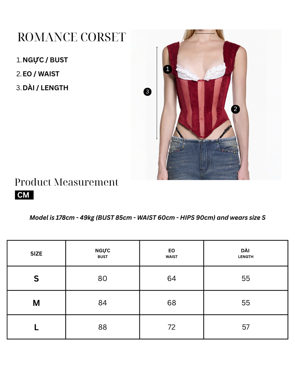 Romance Corset [Black]