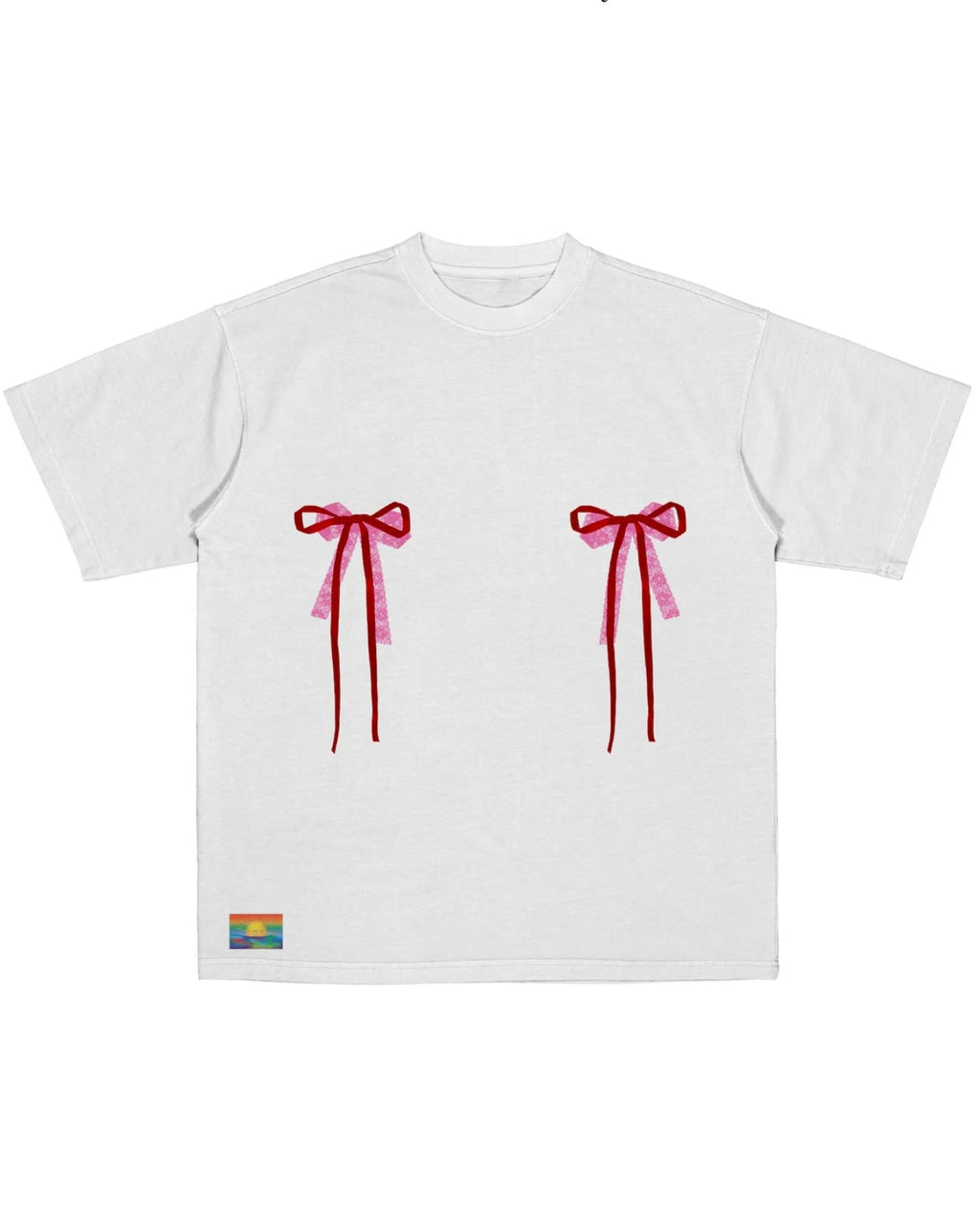 Kittie Yiyi Ribbon Tits Tee - Red