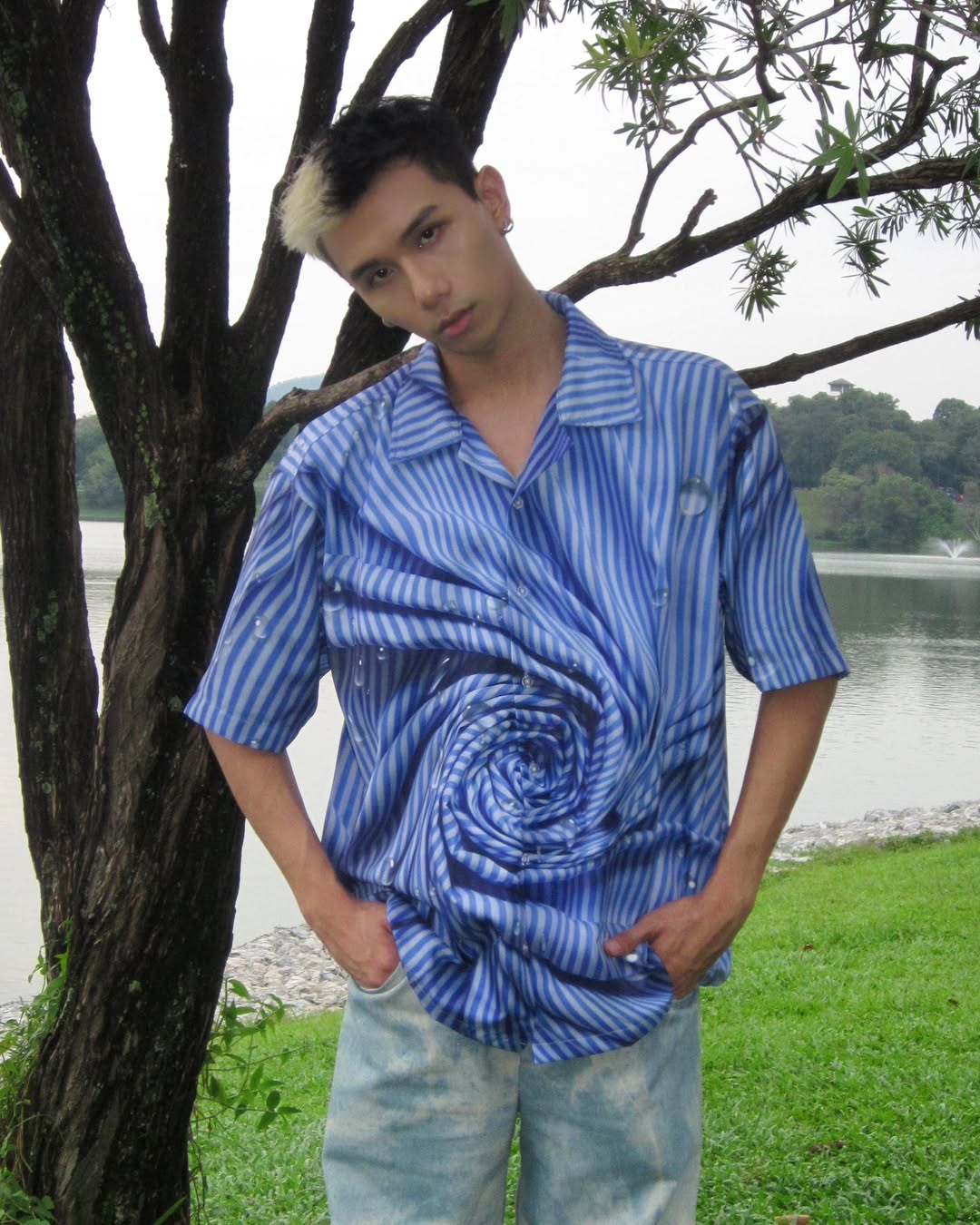 Ugly Pretty Whirlpool Illusion Shirt