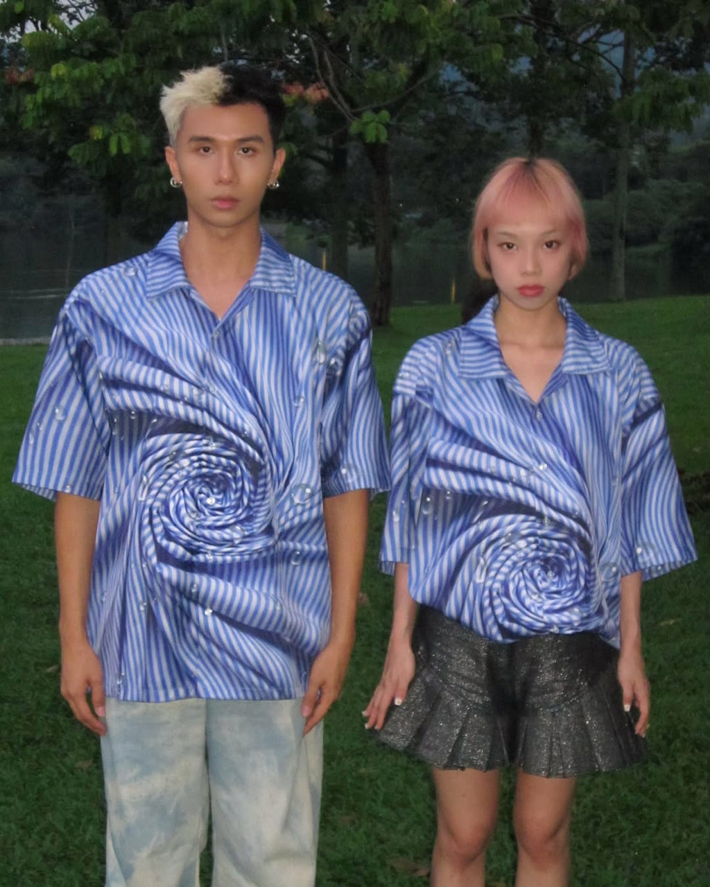 Ugly Pretty Whirlpool Illusion Shirt