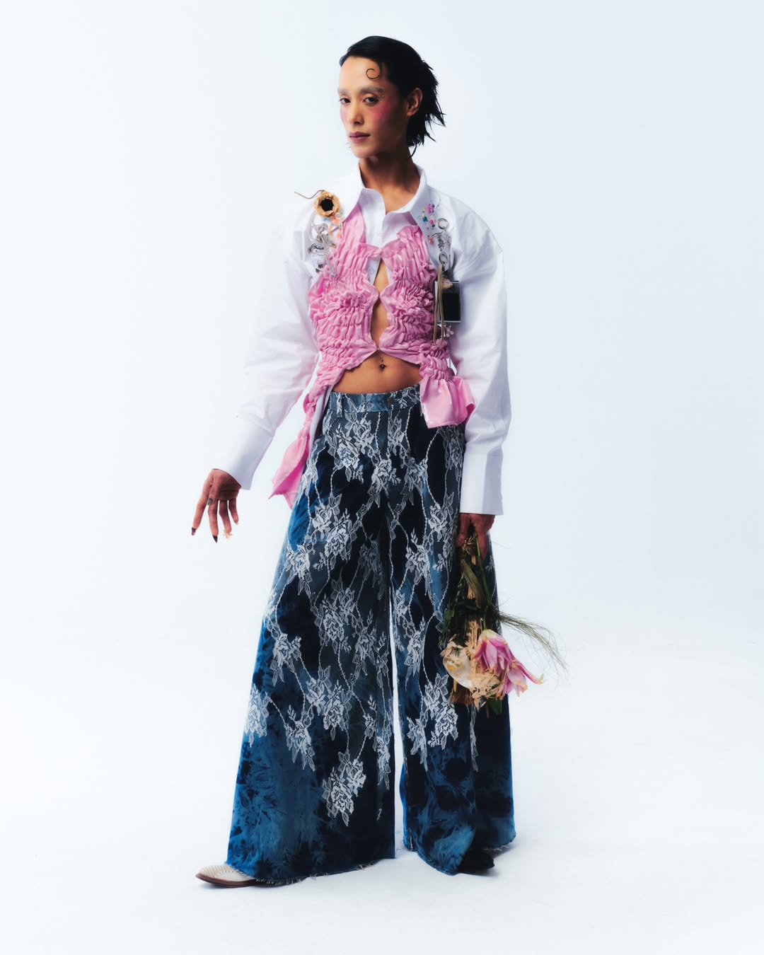 Ugly Pretty Overgrown Laced Jeans