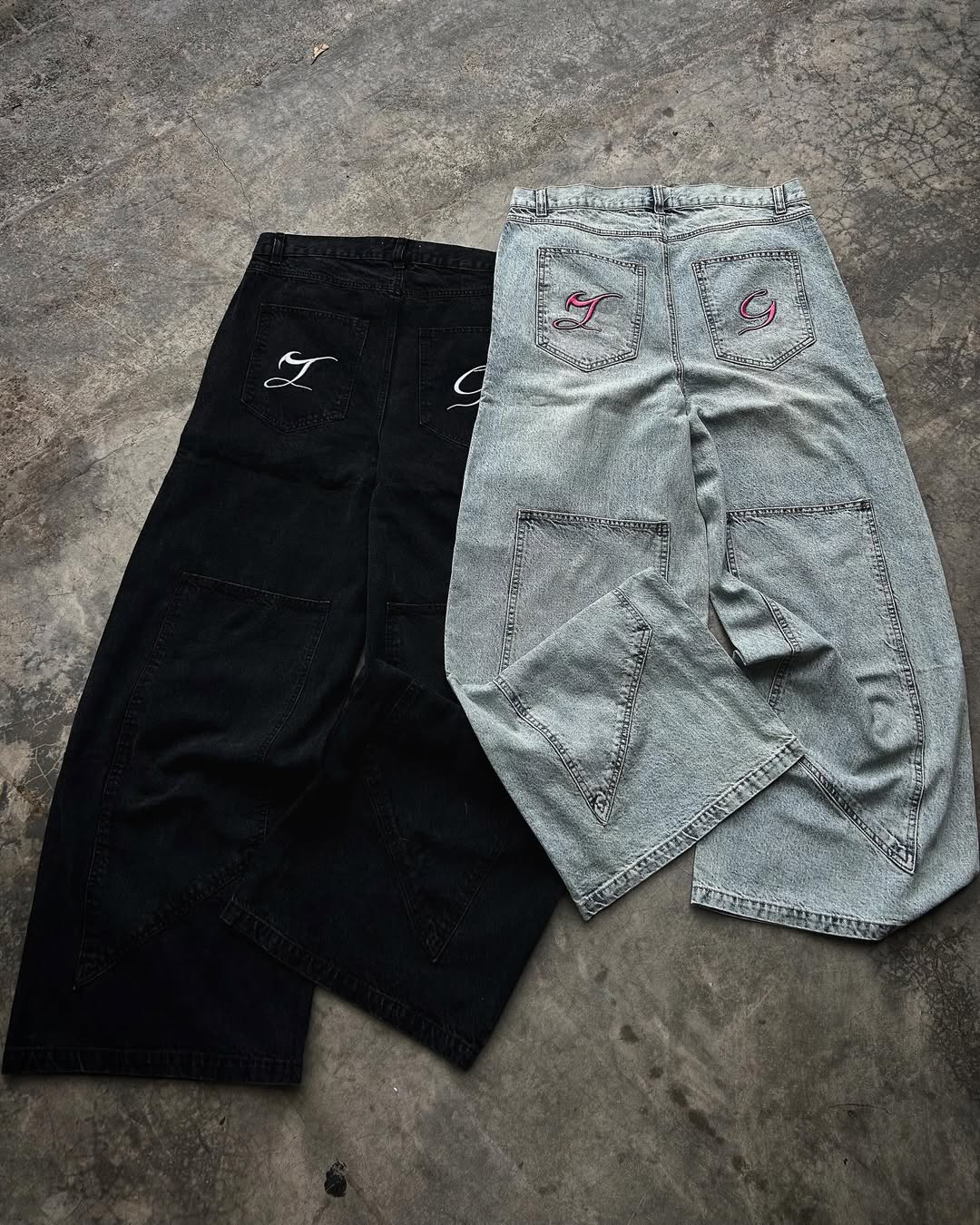 Loncho Factory Black Calf Denim