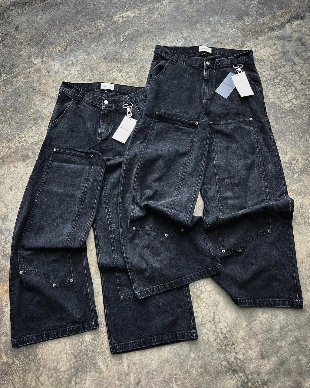 Loncho Factory Black Calf Denim