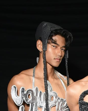 Ugly Pretty Braided Bonnet [Black]