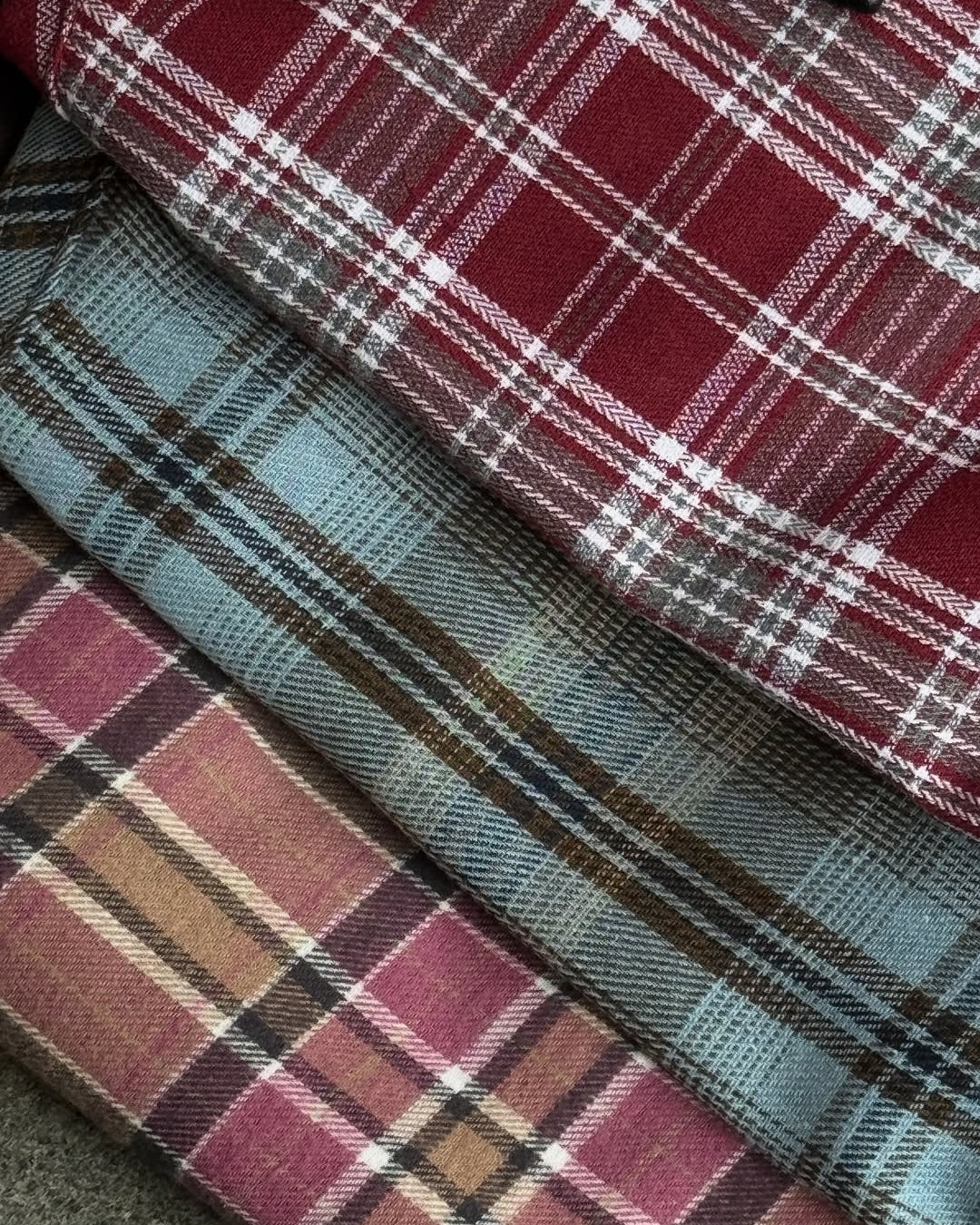 HOTEL - Flannel Zip Up Pink