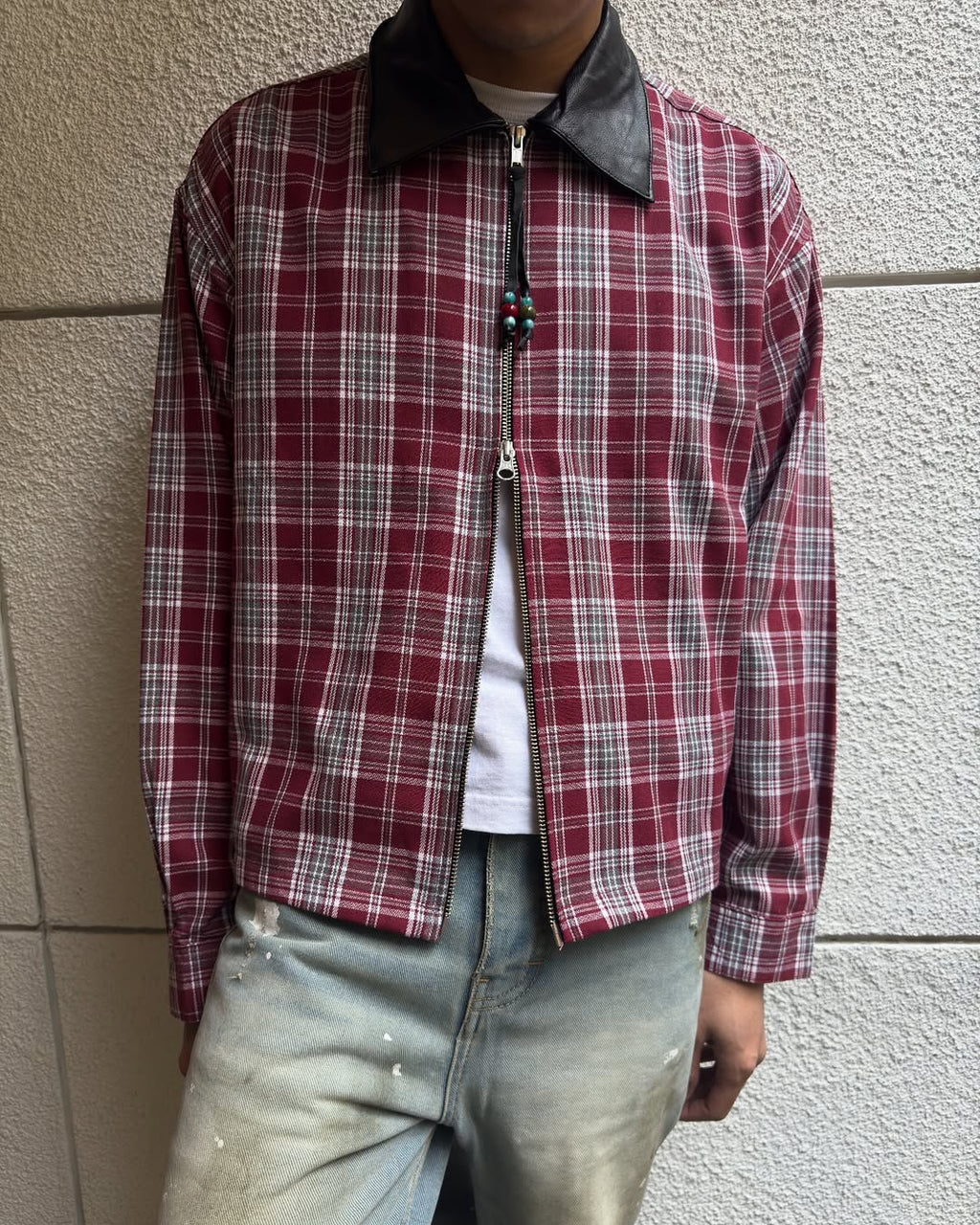 HOTEL - Flannel Zip Up Red