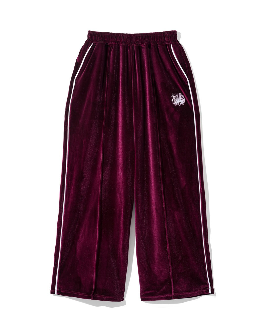 VELOUR PANT [BORDEAUX RED]
