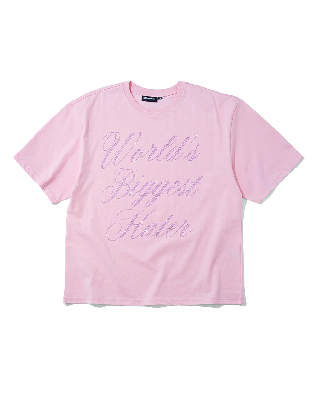 WORLD BIGGEST HATER T-SHIRT [PINK]