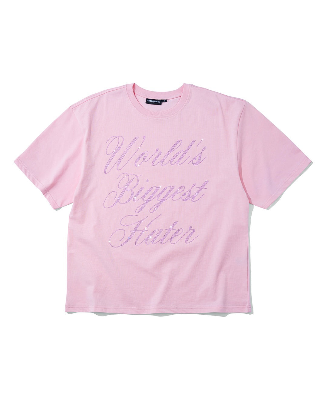 WORLD BIGGEST HATER T-SHIRT [PINK]