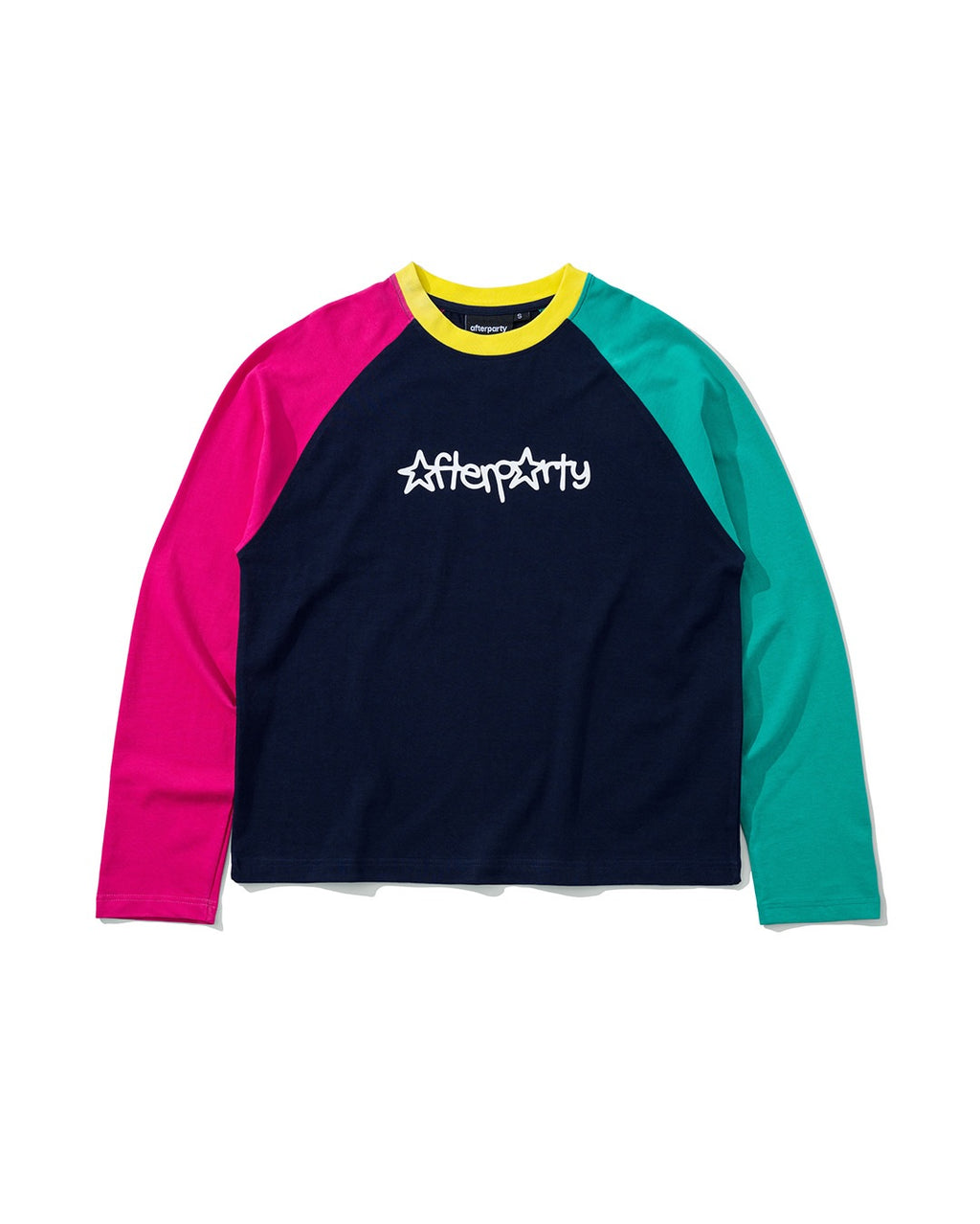 STAR LETTER RAGLAN - NAVY