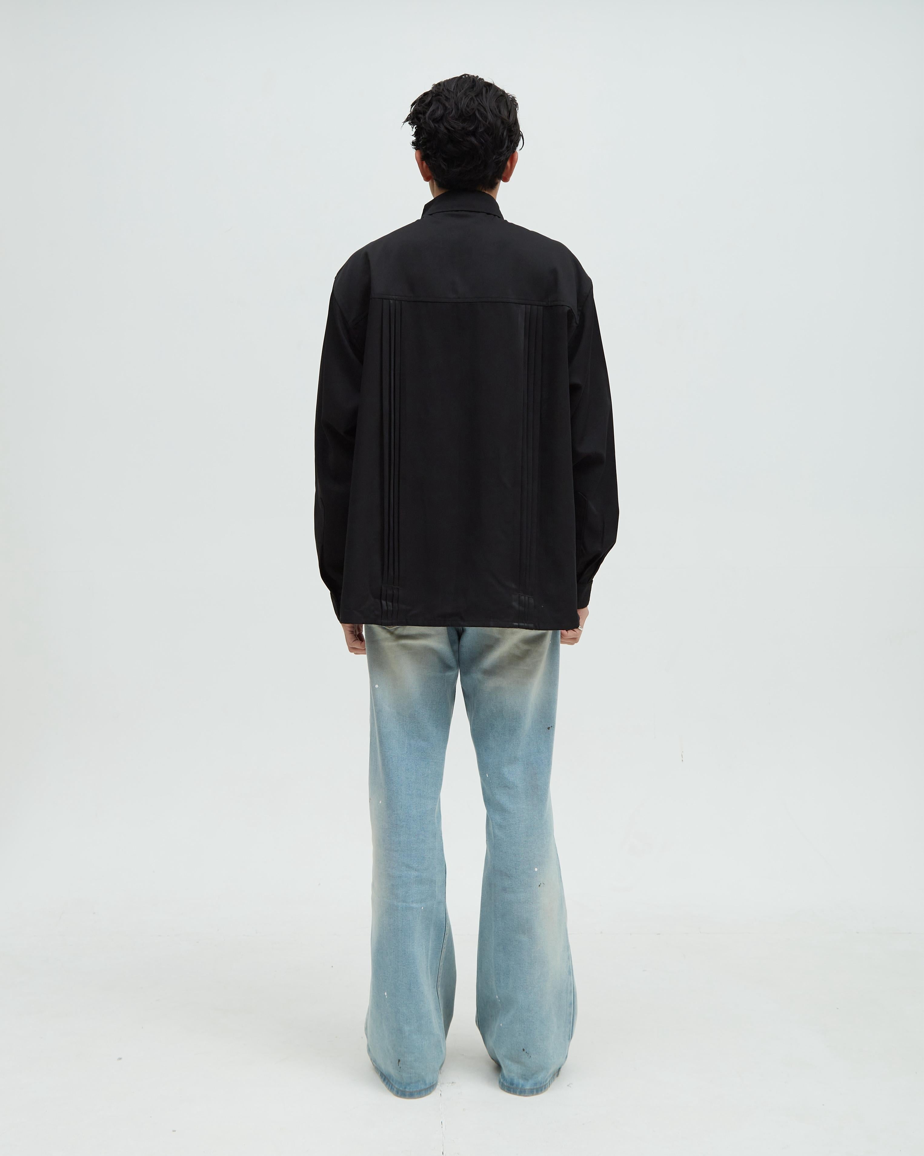 Hotel Mud Wash Blue Flare Pants V2