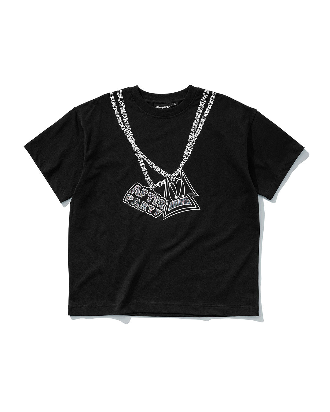 AFTERPARTY Chin Chain Oversized Tee - Black 1