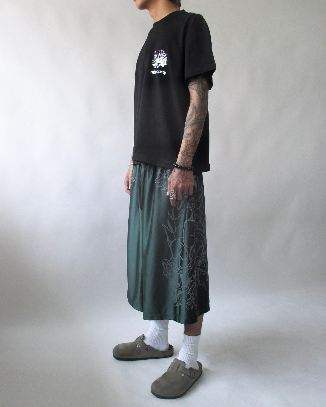 AFTERPARTY Dragon Bball Shorts - Green 5