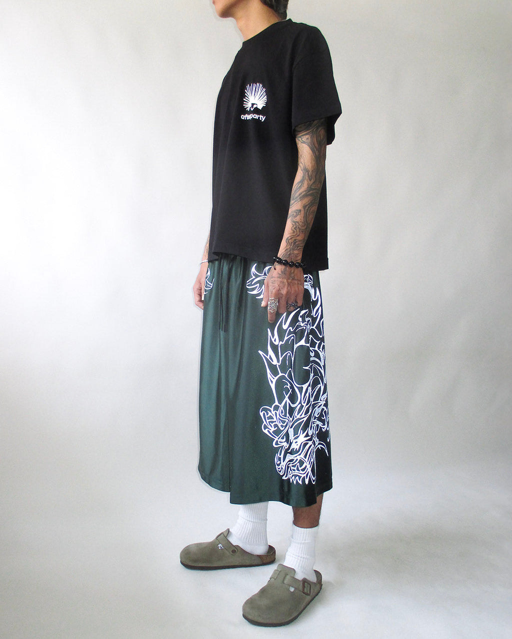 AFTERPARTY Dragon Bball Shorts - Green 6