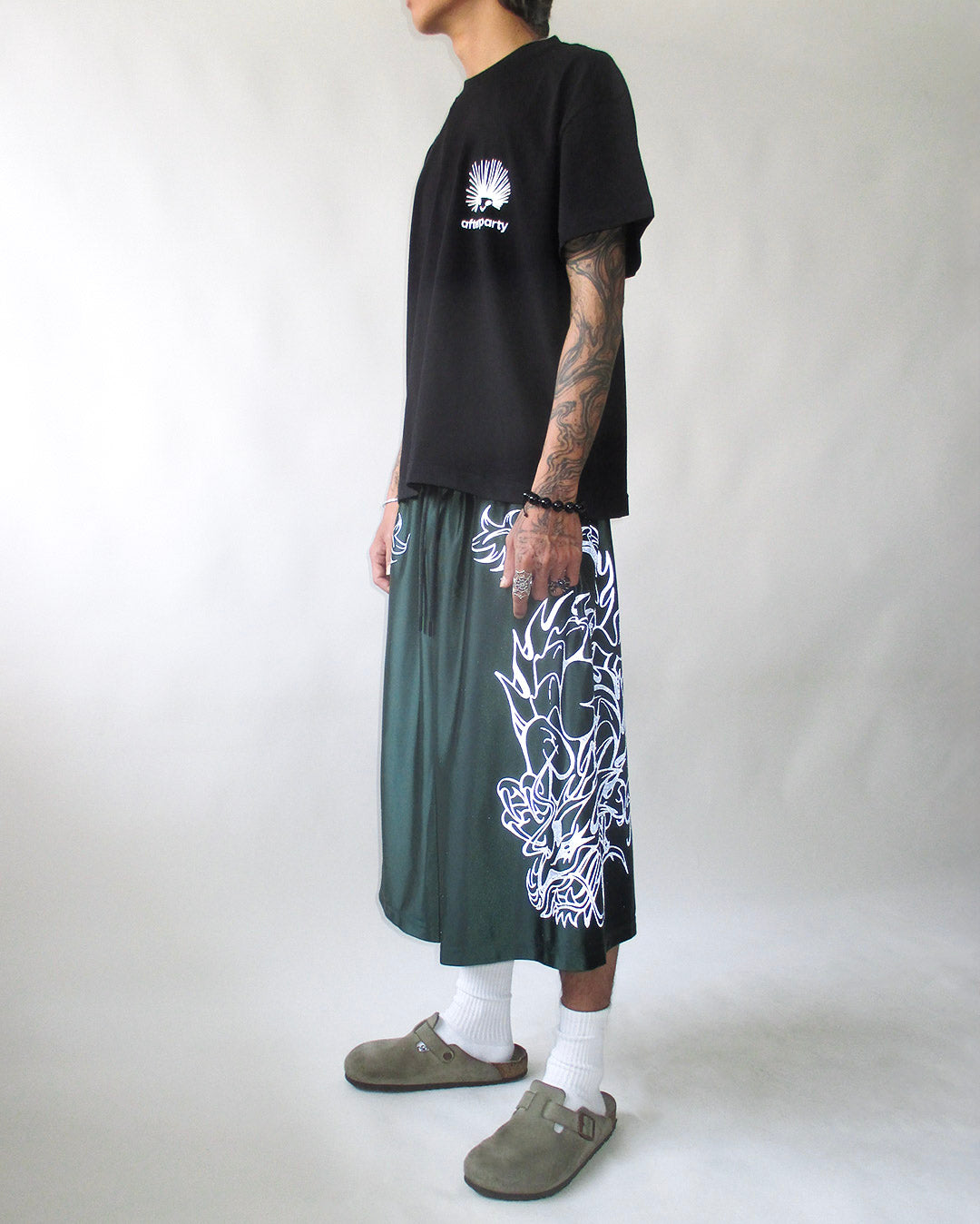 AFTERPARTY Dragon Bball Shorts - Green 6