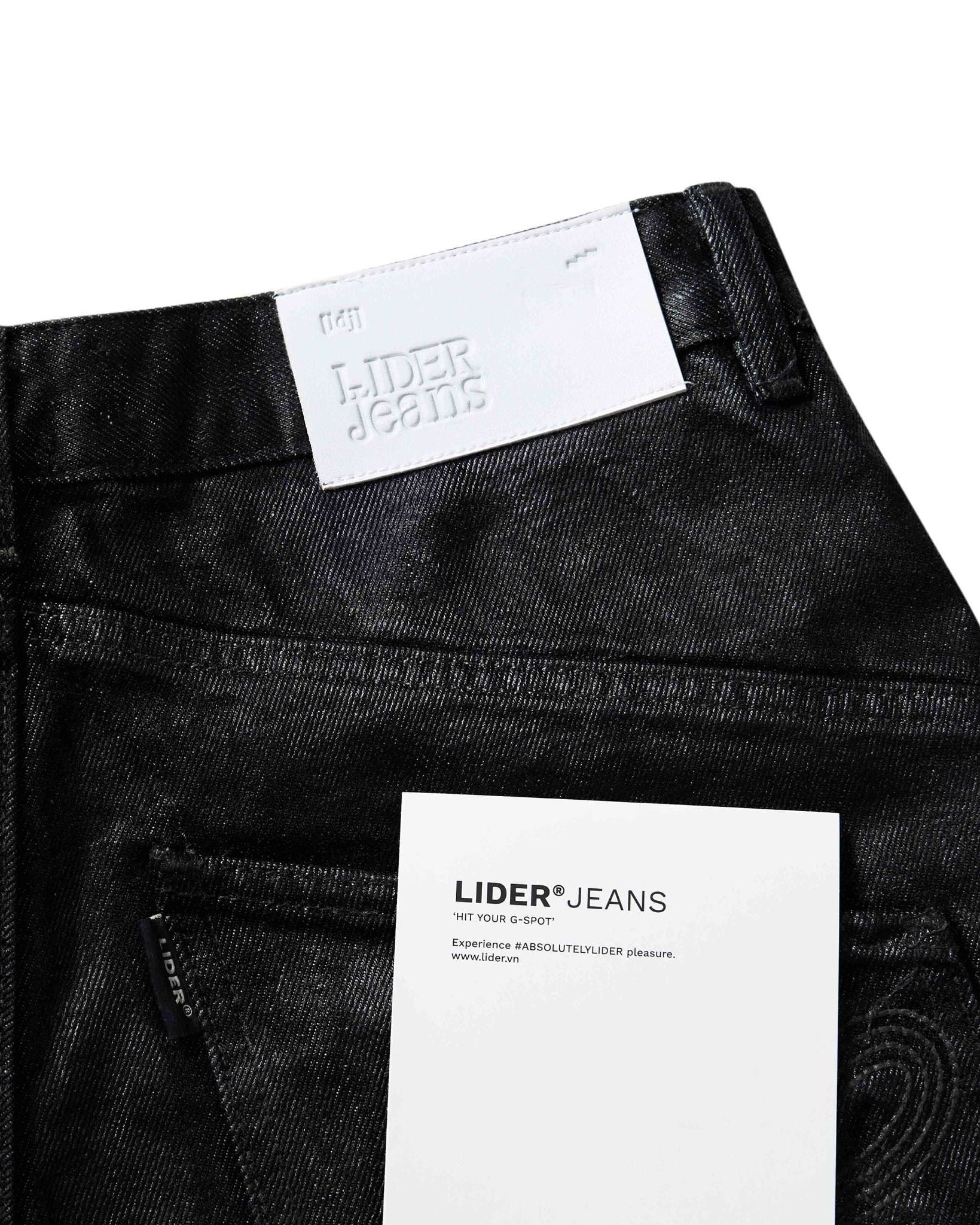 LIDER - OVERROLLED CARPENTER SHORTS [Washed Black]
