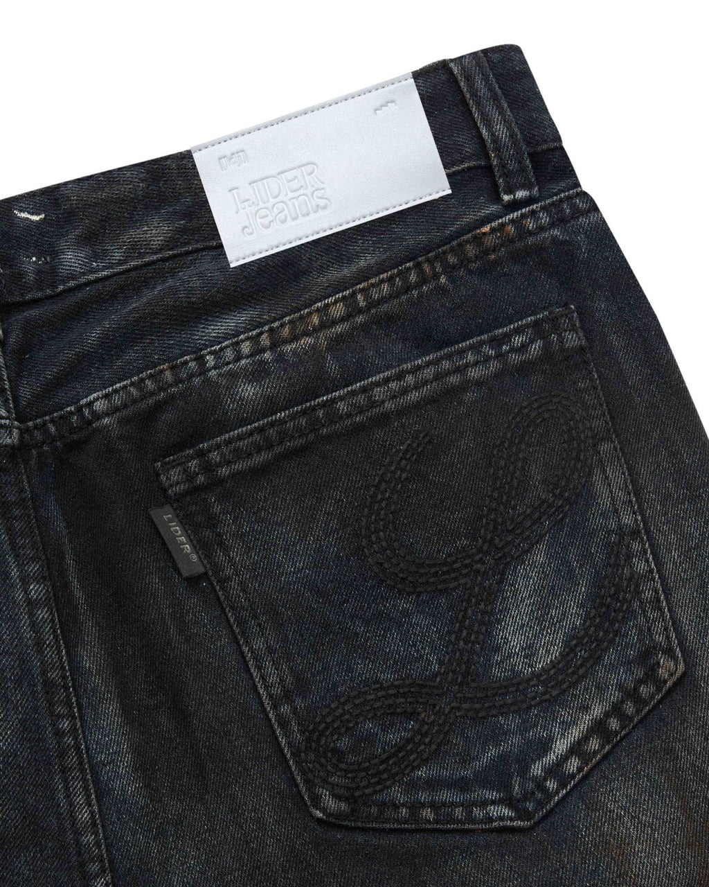 LIDER - SANDSTORM WIDE-LEG JEANS [Black]