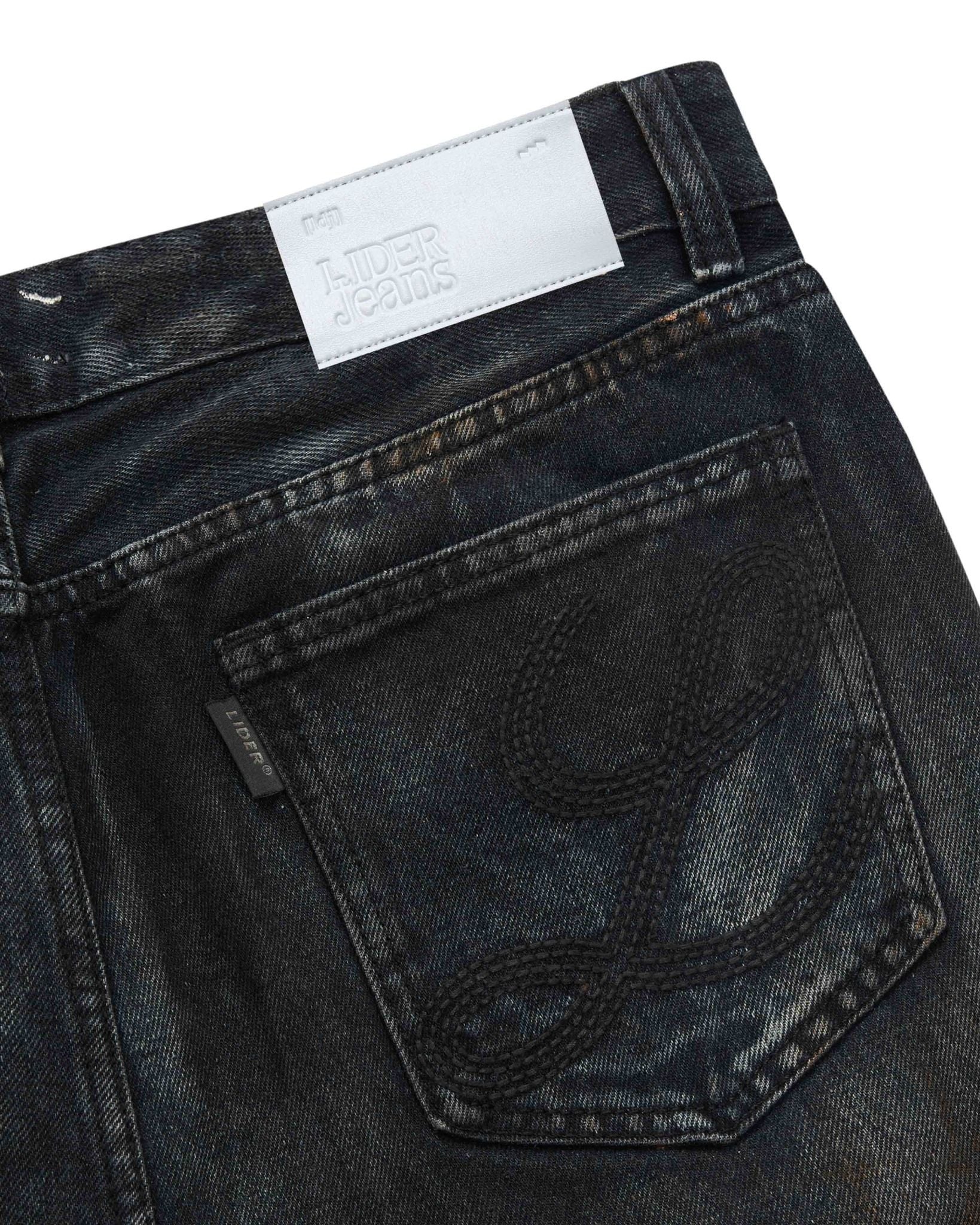 LIDER - SANDSTORM WIDE-LEG JEANS [Black]