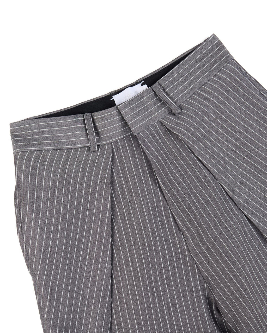 LIDER - ROLLING WIDE-LEG TROUSERS [Striped Grey]