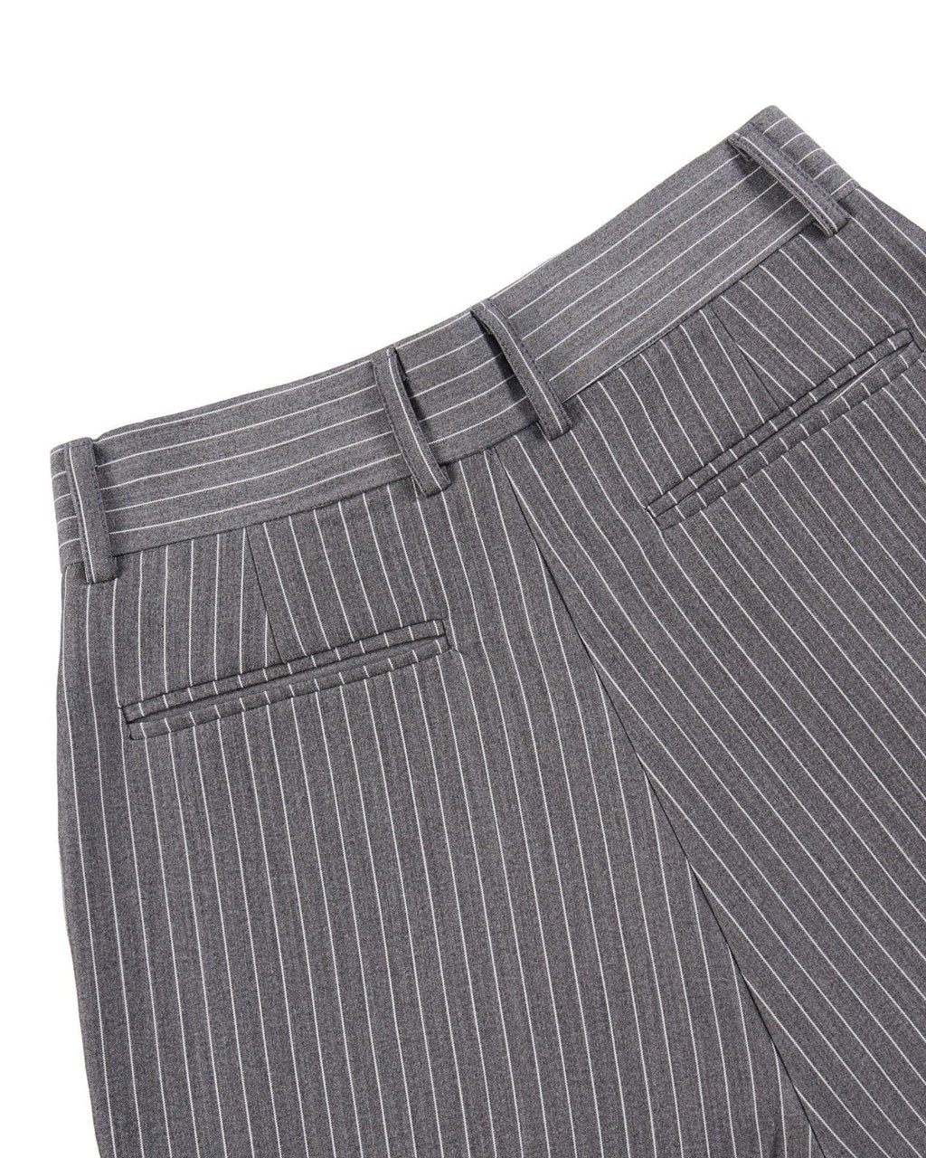 LIDER - ROLLING WIDE-LEG TROUSERS [Striped Grey]