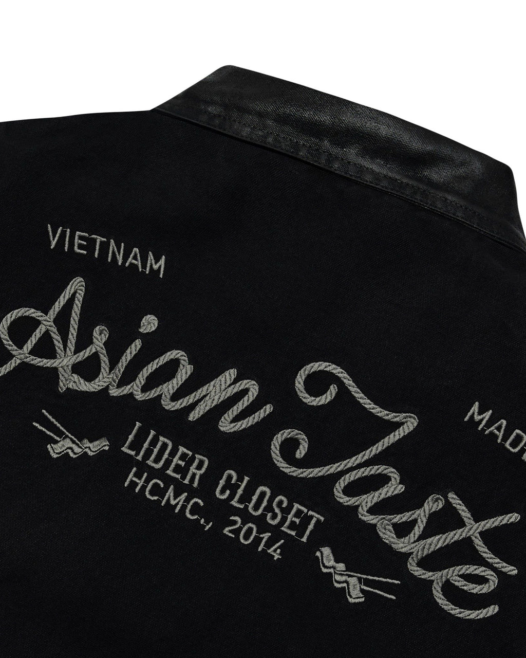 LIDER ASIAN TASTE DENIM JACKET [Black Sesame]