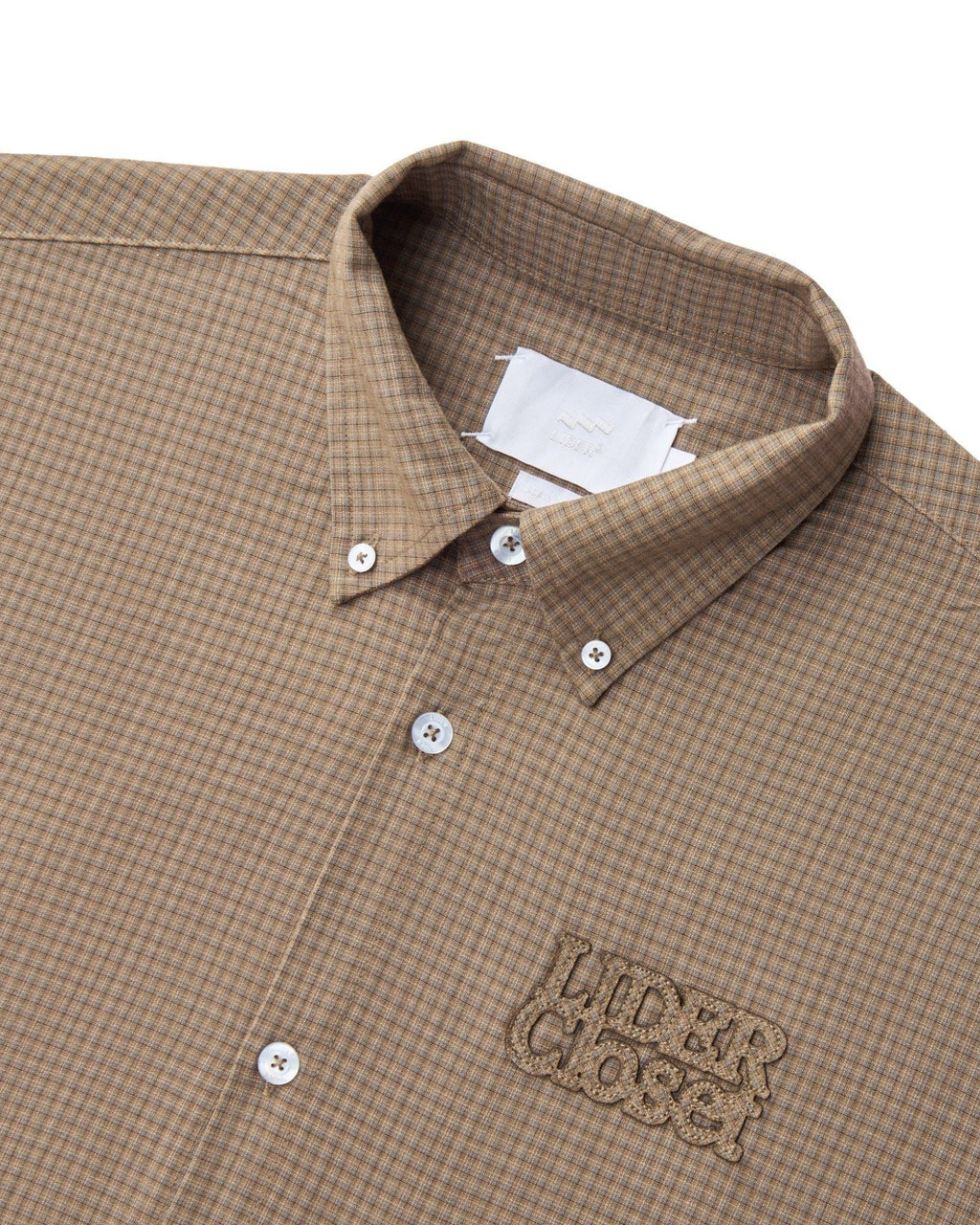 LIDER LAID BACK CHECK SHIRT [Still Sand]